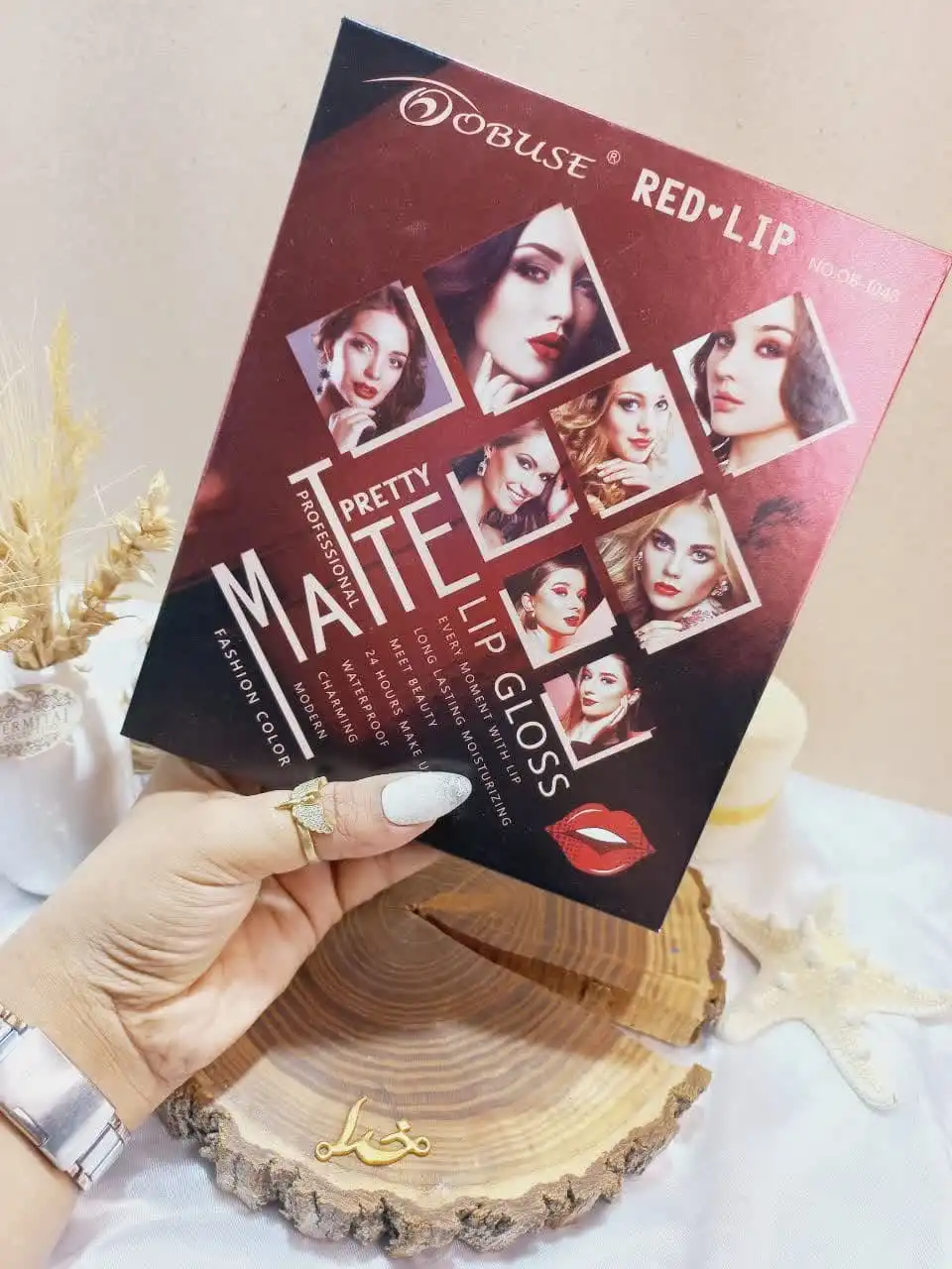 پک رژ مایع دوازده رنگ ابیوس OOBUSE کد OB1048