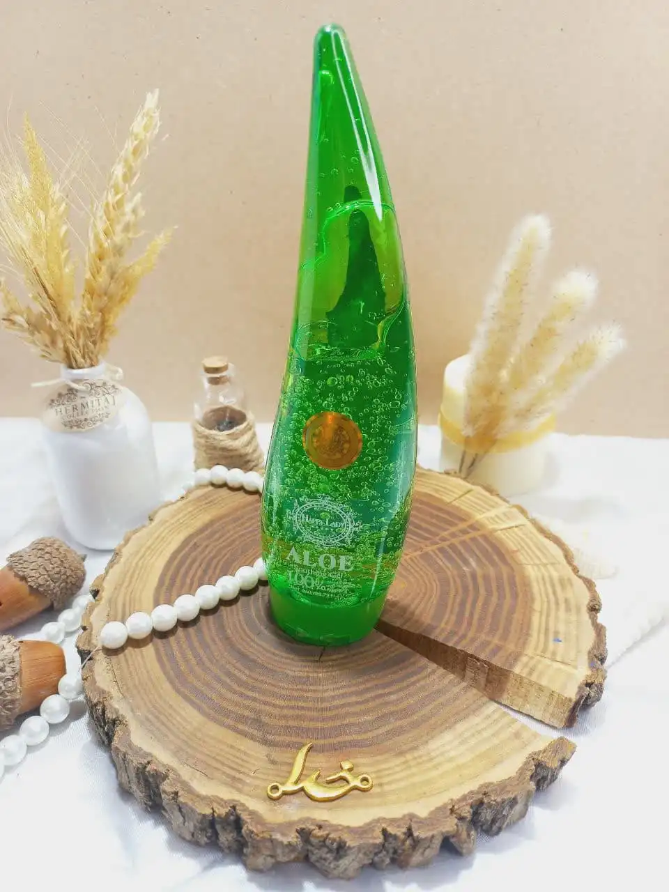 ژل آبرسان درمانی 160 میل آلوئه ورا 100% درصد هپی لیدی HAPPY LADY اورجینال ایتالیا کد HL306