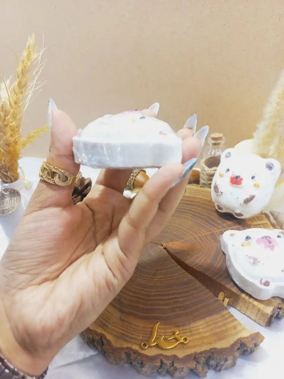 کوکتل و پدیکور طرح پاندا 80 گرمی با کیفیت با جوشش عالی