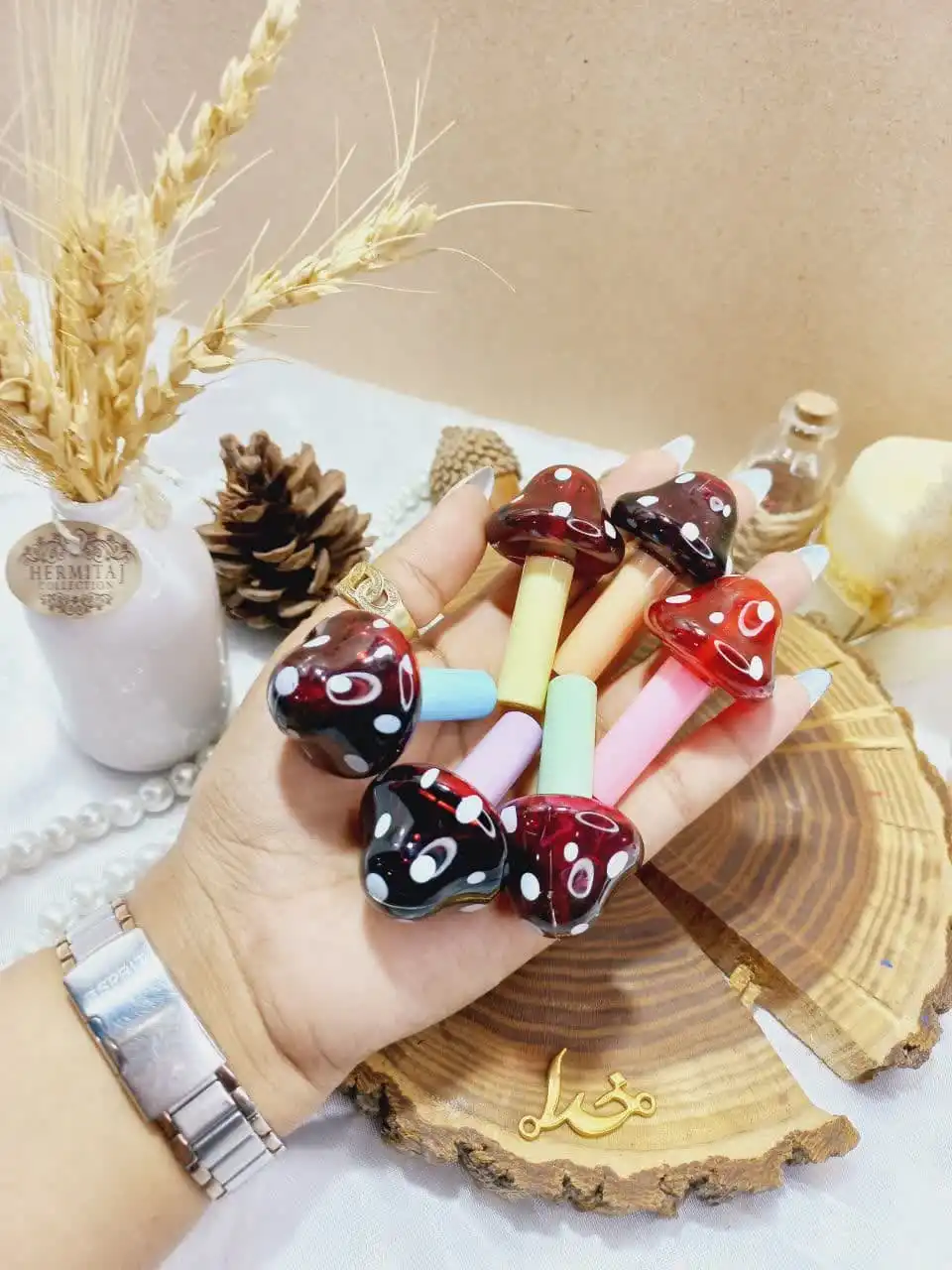 تینت لب طرح قارچی هدی ووجی HUDAVIOJI کد 202204 | پخش عمده