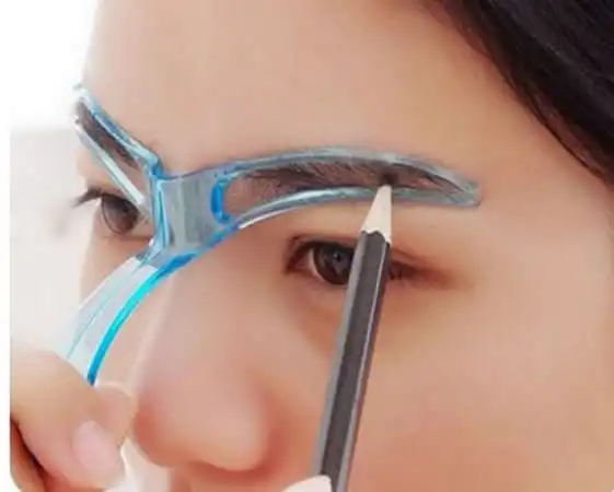 شابلون ابرو برند eyebrows template