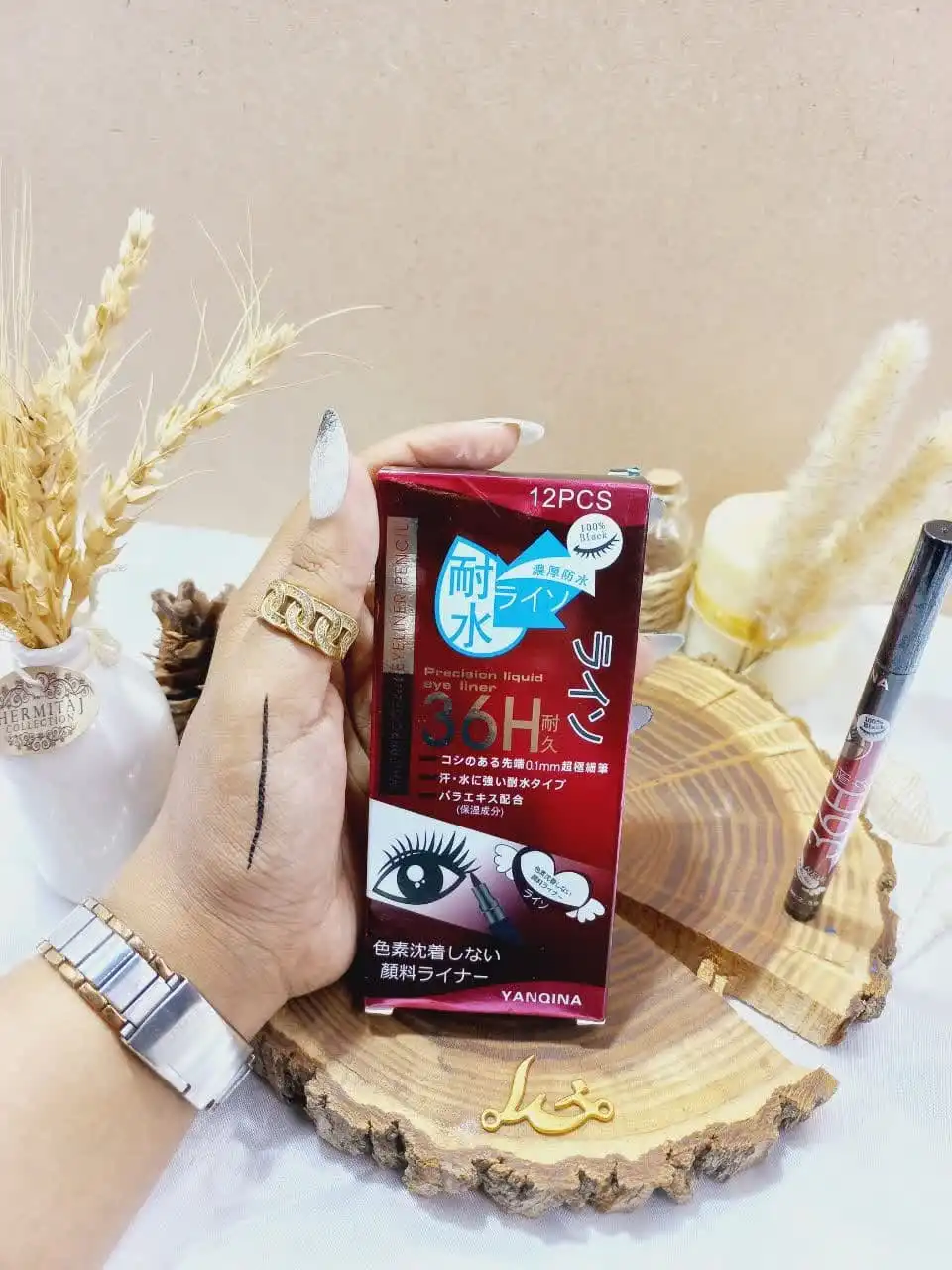 خط چشم پرطرفدار ضد آب 36H یانگینا YANQINA