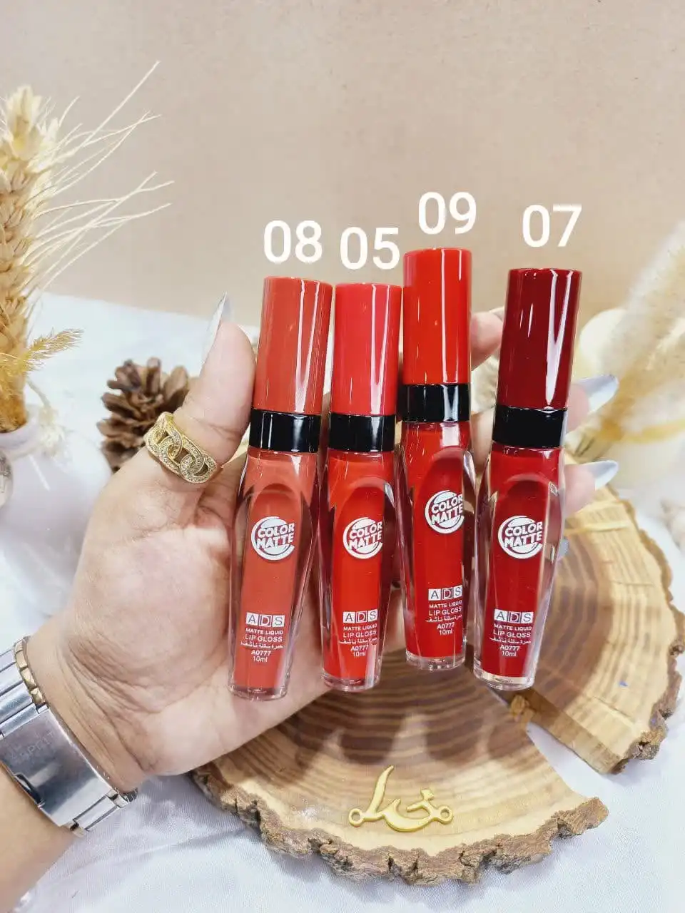 رژ مایع 48 تایی اماراتی اصلی 24 ساعته برند ADS کد A0777