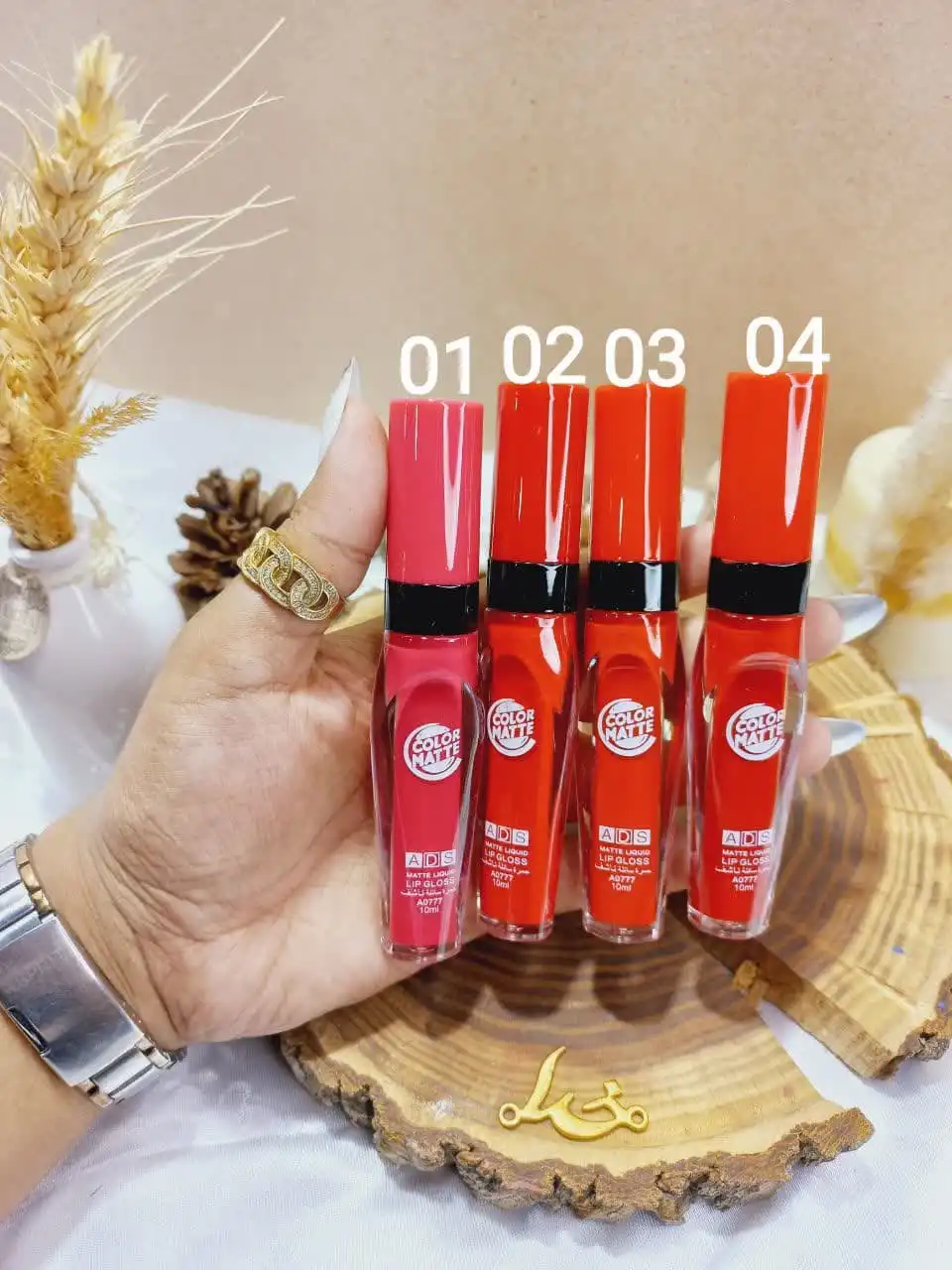 رژ مایع 48 تایی اماراتی اصلی 24 ساعته برند ADS کد A0777