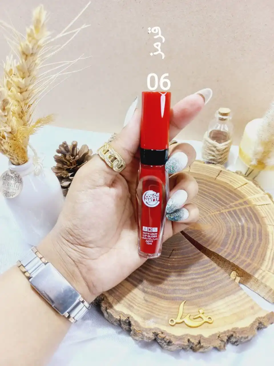 رژ مایع 48 تایی اماراتی اصلی 24 ساعته برند ADS کد A0777