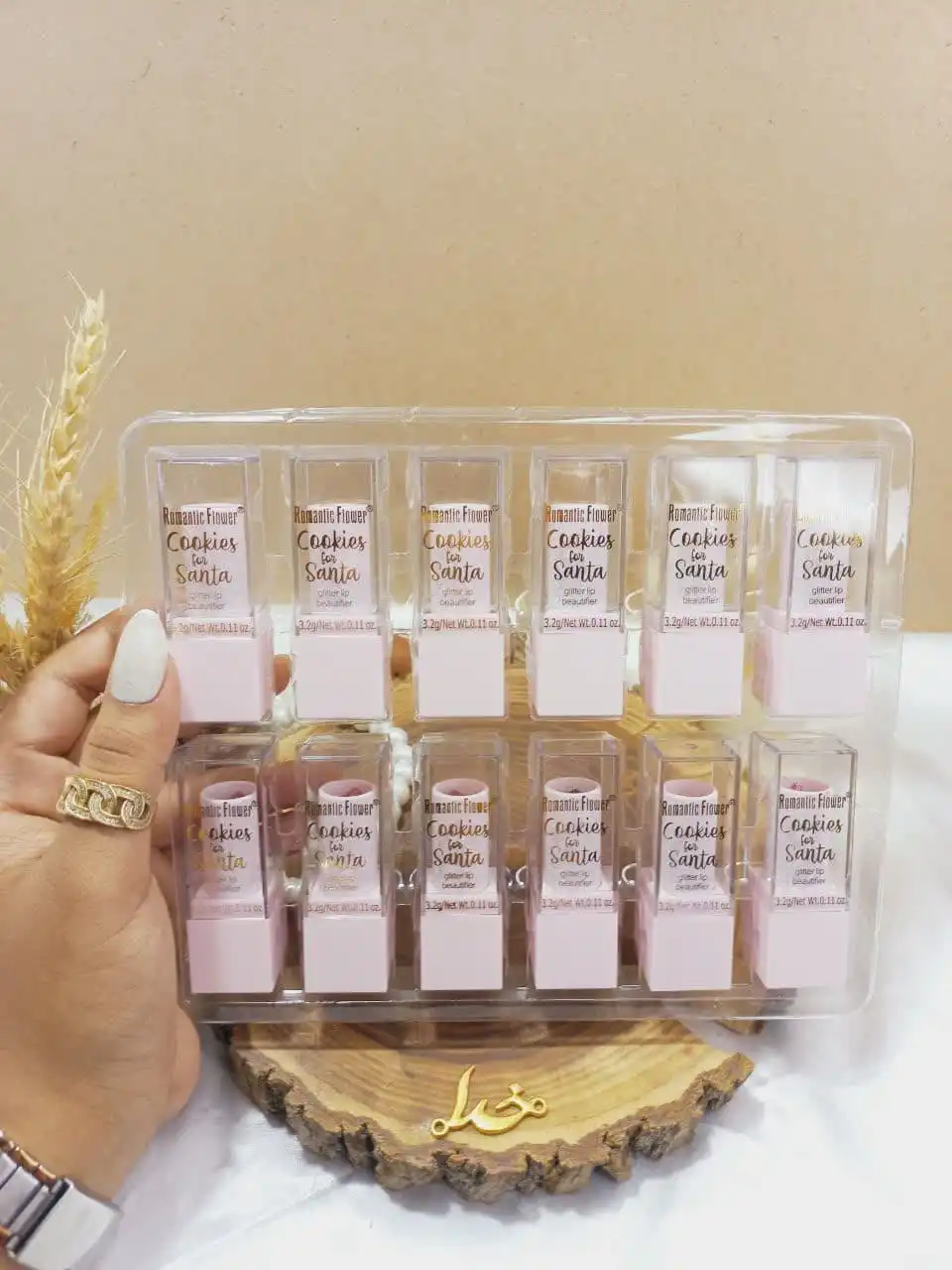 پک رژ جامد گلیتری رمانتیک فلاور Romantic Flower کد 0806