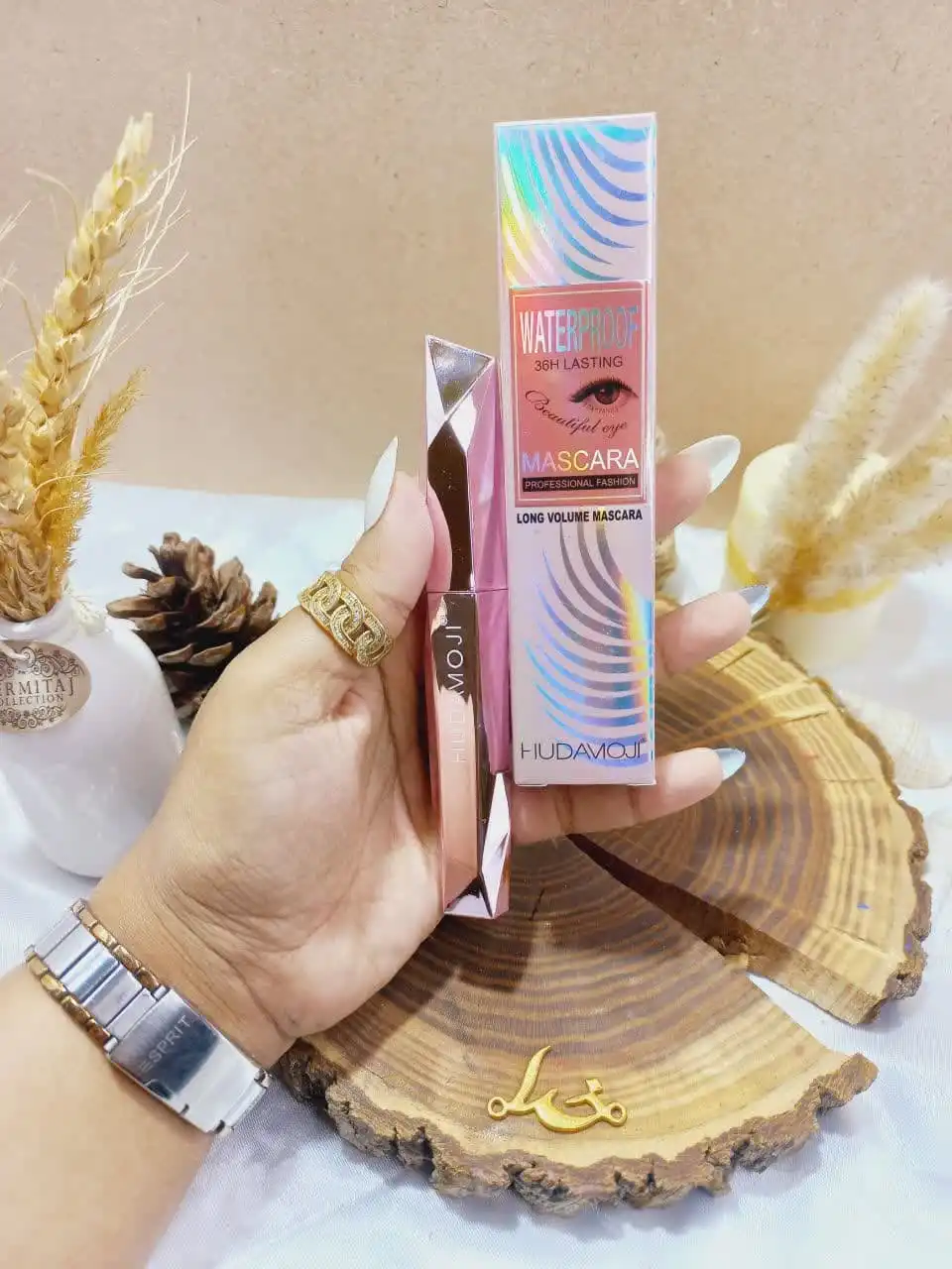 ریمل پرپشت کننده هدا موجی طرح الماسی کد M046