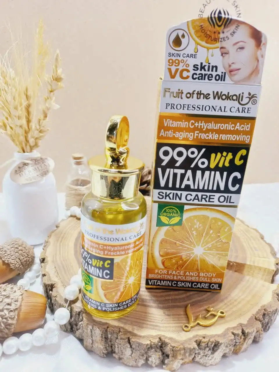 روغن پوست تخصصی ویتامین سی وکالی WOKALI کد WKL721