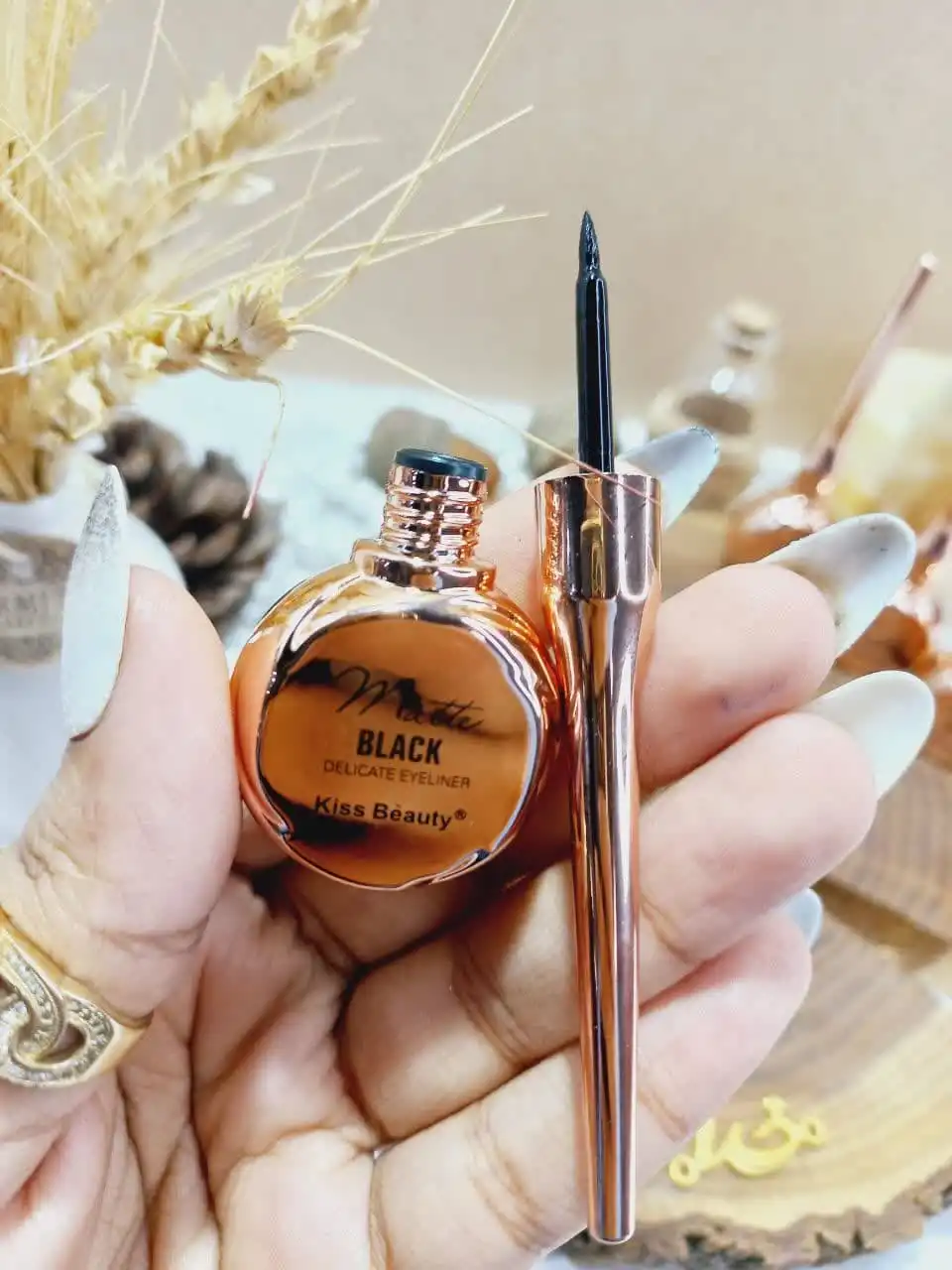 خط چشم 24 ساعته و ضد آّب برند کیس بیوتی KISS BEAUTY کد 57610