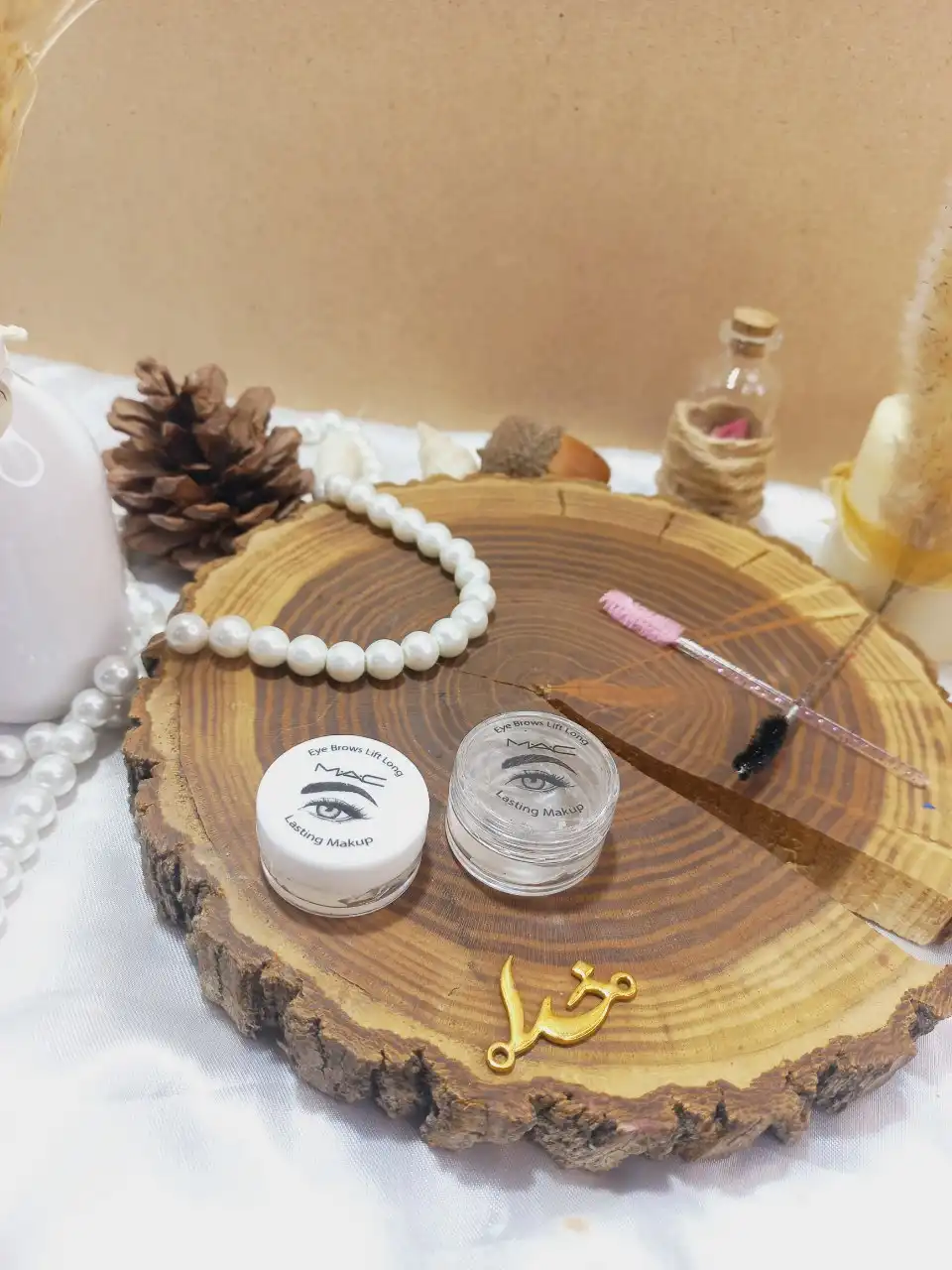 صابون لیفت ابرو کاسه ای 24 ساعته همراه (فرچه)