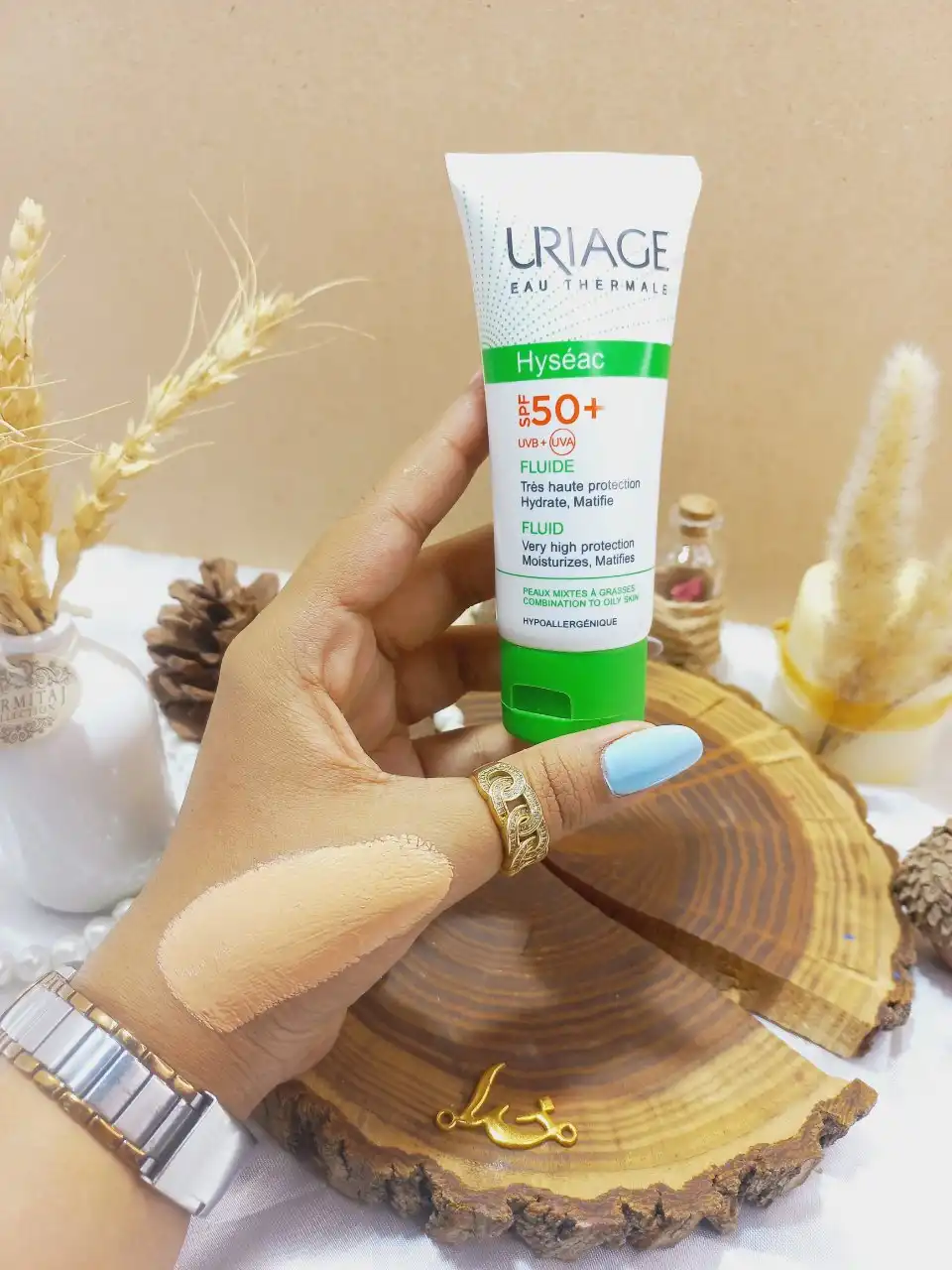 کرم ضدآفتاب اوریاژ مدل Hyseac spf50 ( کارتن سبز )