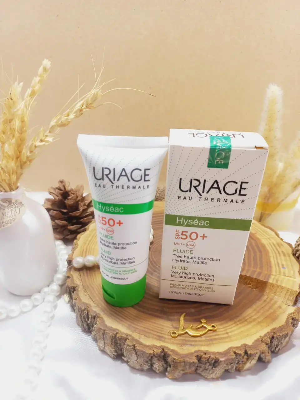 کرم ضدآفتاب اوریاژ مدل Hyseac spf50 ( کارتن سبز )