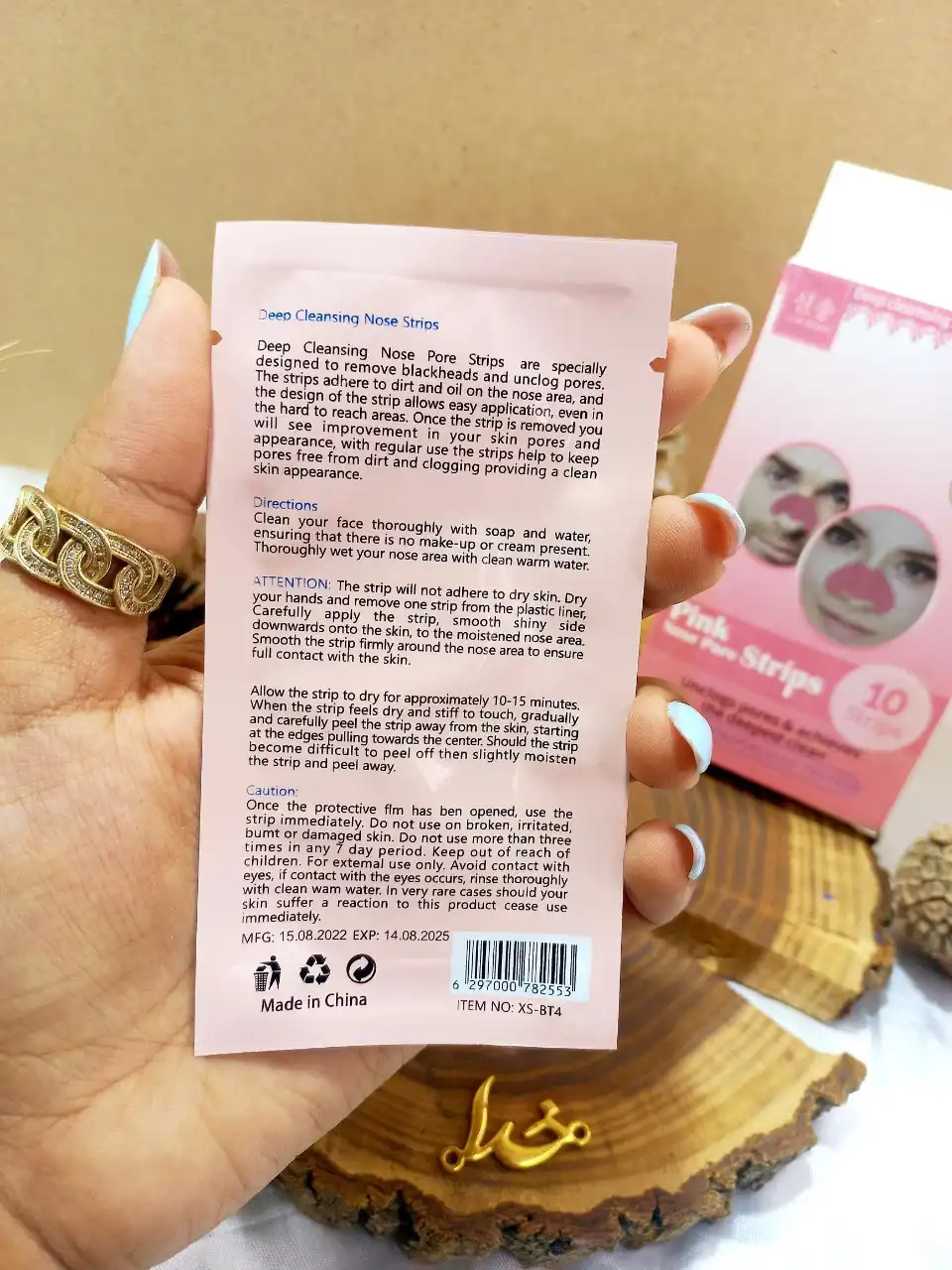 چسب صورتی ورقه ای پاکسازی عمیق جوش سرسیاه کد XSBT4