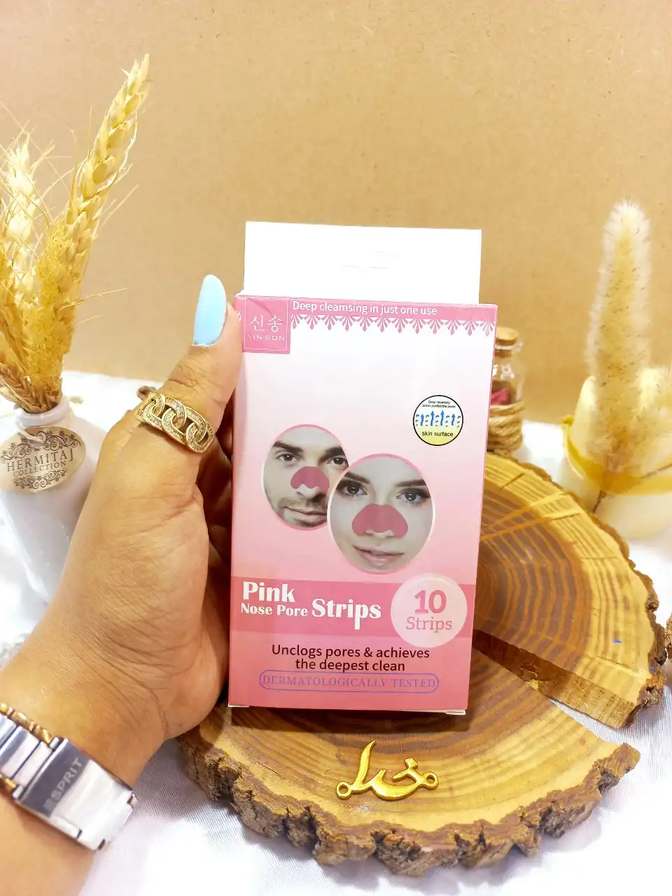 چسب صورتی ورقه ای پاکسازی عمیق جوش سرسیاه کد XSBT4