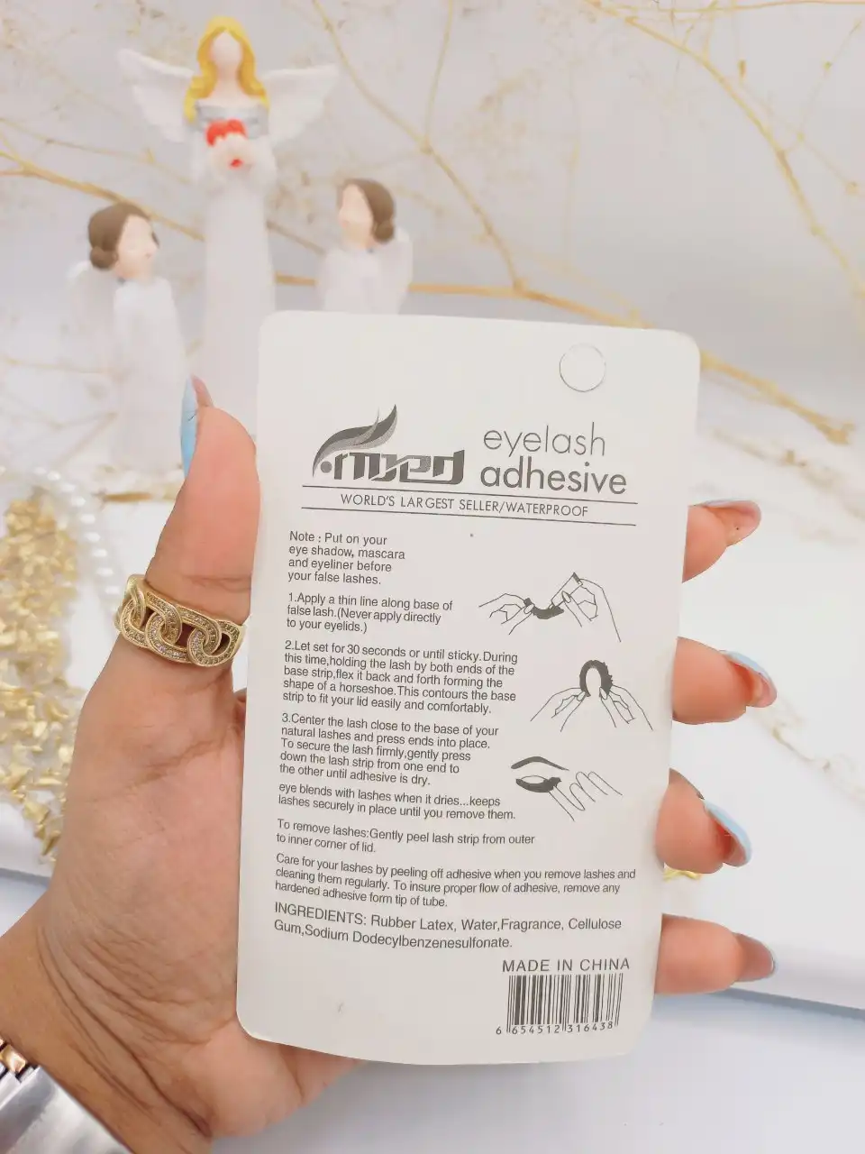 چسپ مژه ضد آب eyelash adhesive کد 6438