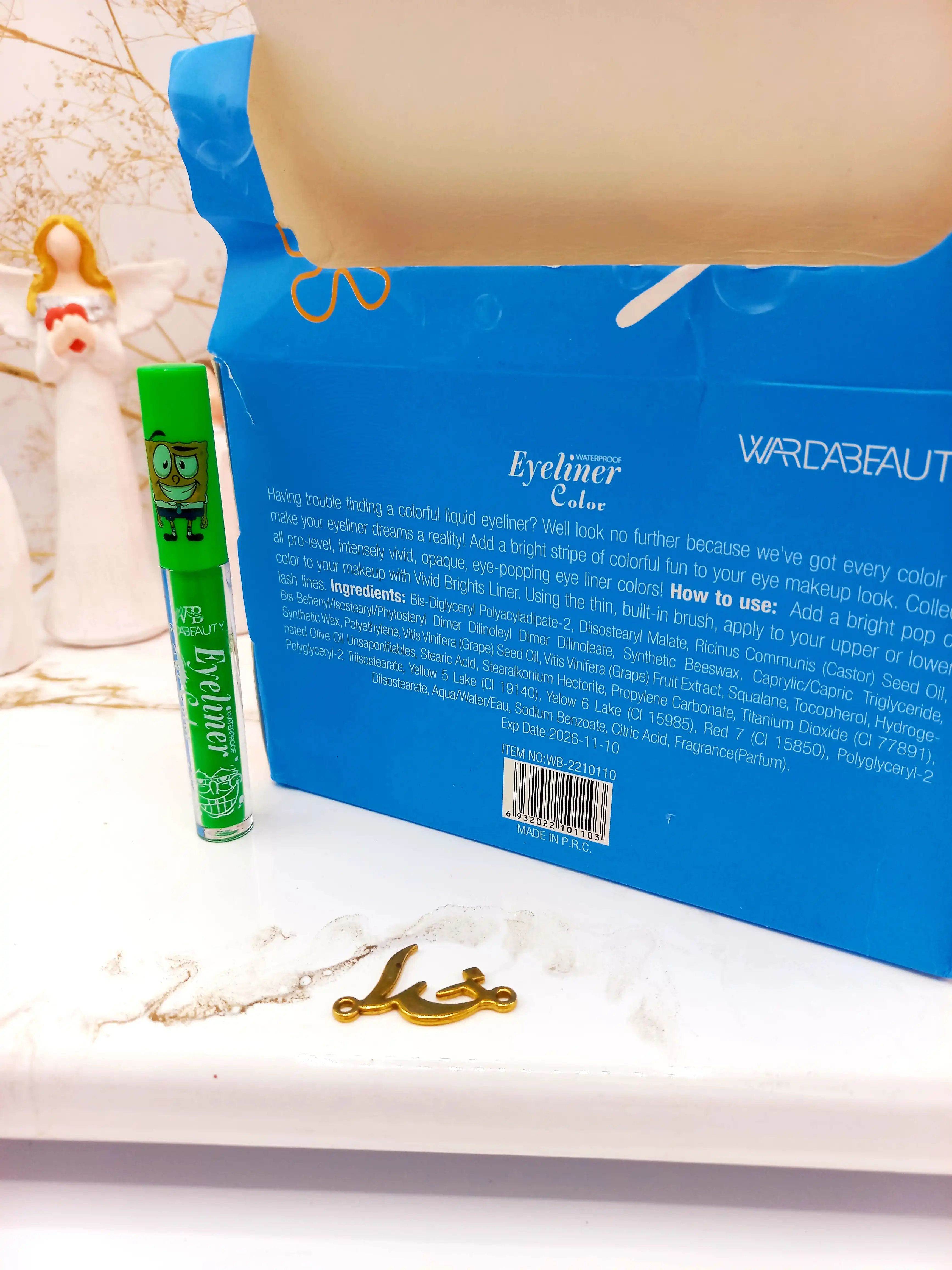 خط چشم مویی رنگی وردا بیوتی Warda Beauty کد WB10110