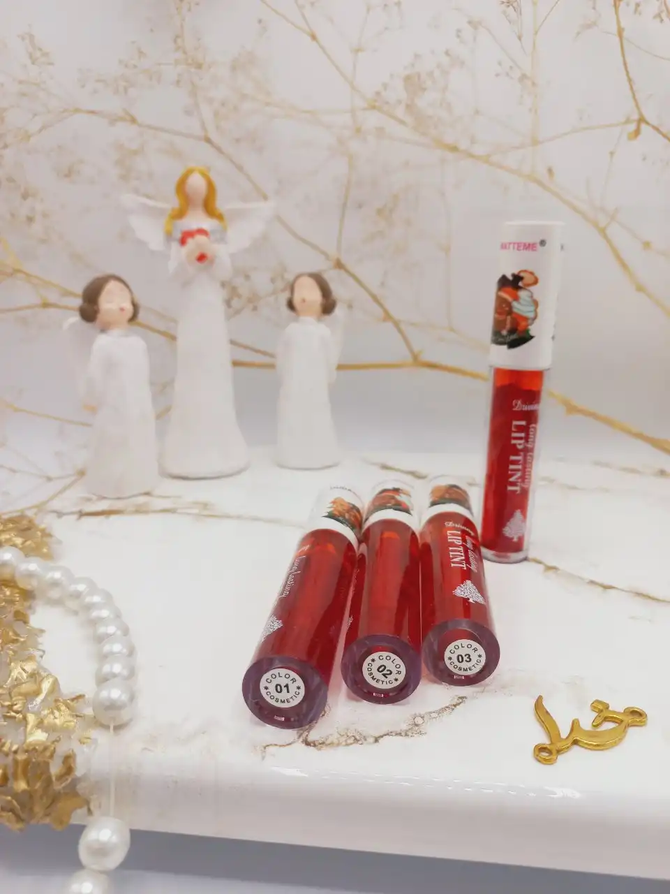 تینت لب درب کریسمس هدا مات می HUDA MATTE ME کد X139