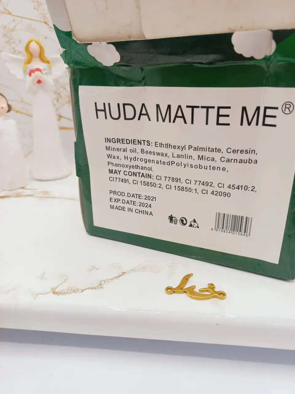 تینت لب درب کریسمس هدا مات می HUDA MATTE ME کد X139