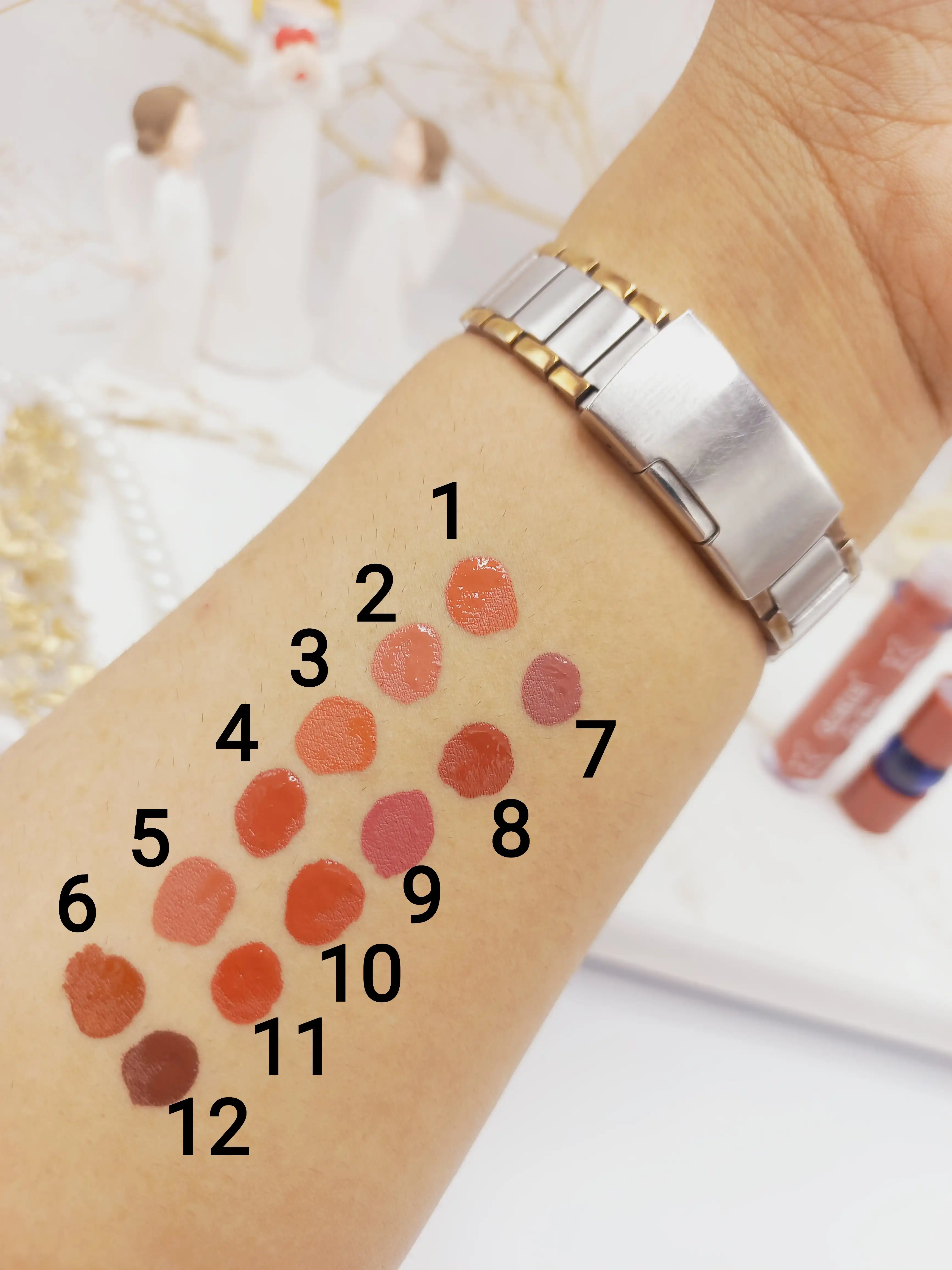 رژ مایع ضد آب QEARLYA طرح پروانه کد QE7102