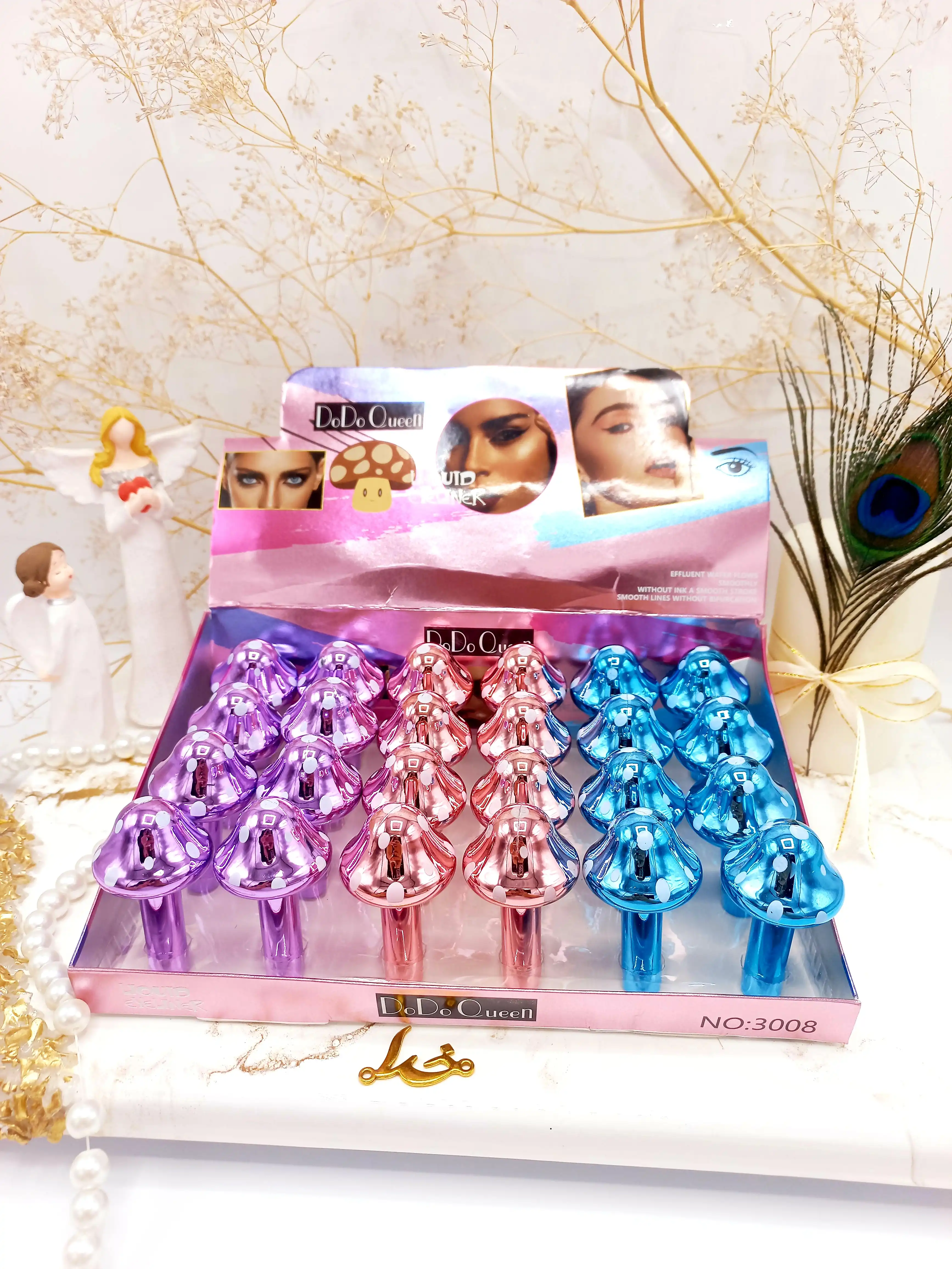 خط چشم پرطرفدار مویی قارچی DoDo Queen کد NO 3008