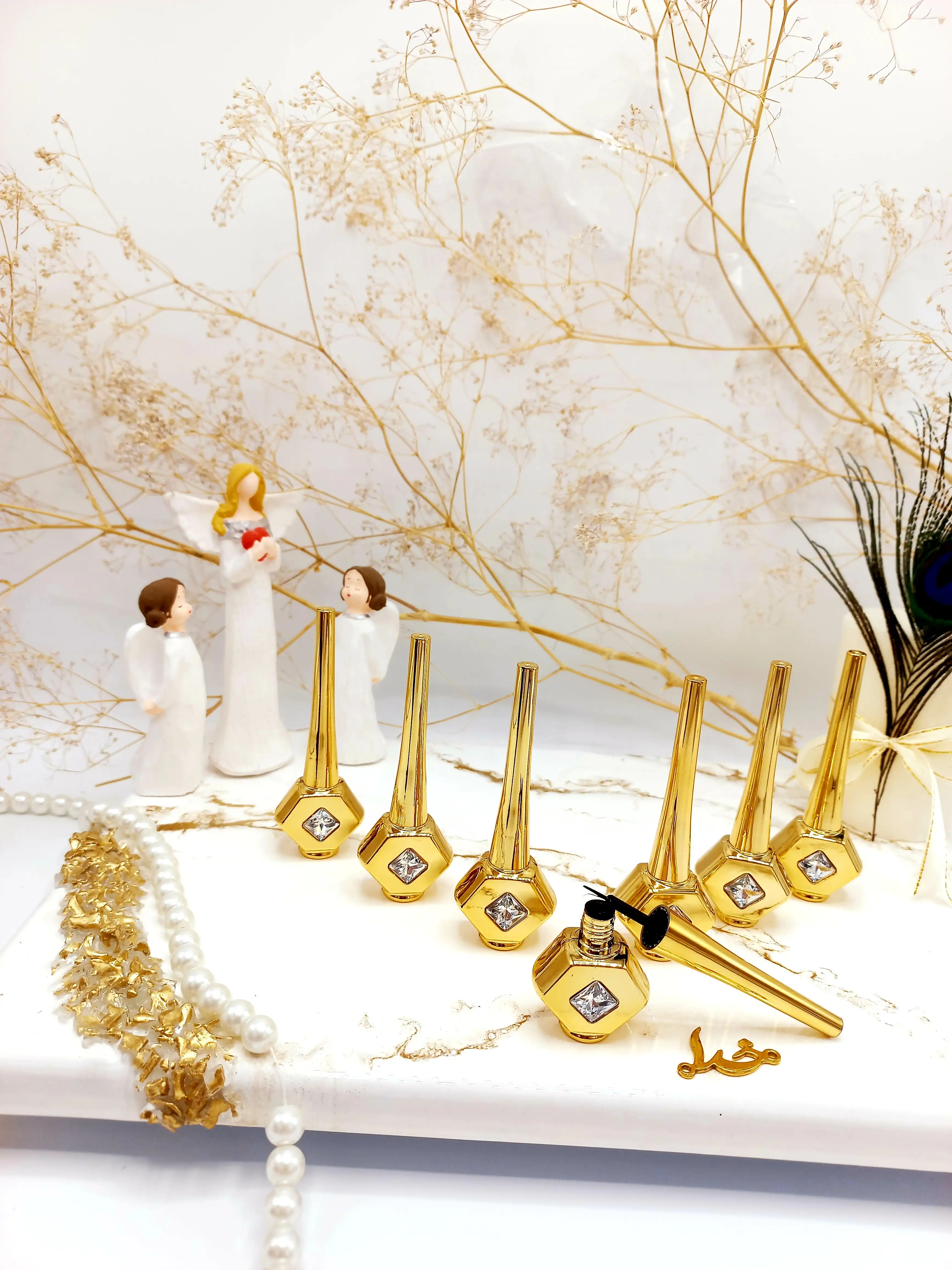 خط چشم بی نظیر ضد آب مویی پینک کی PINK KEY نگین الماس کد PK5047