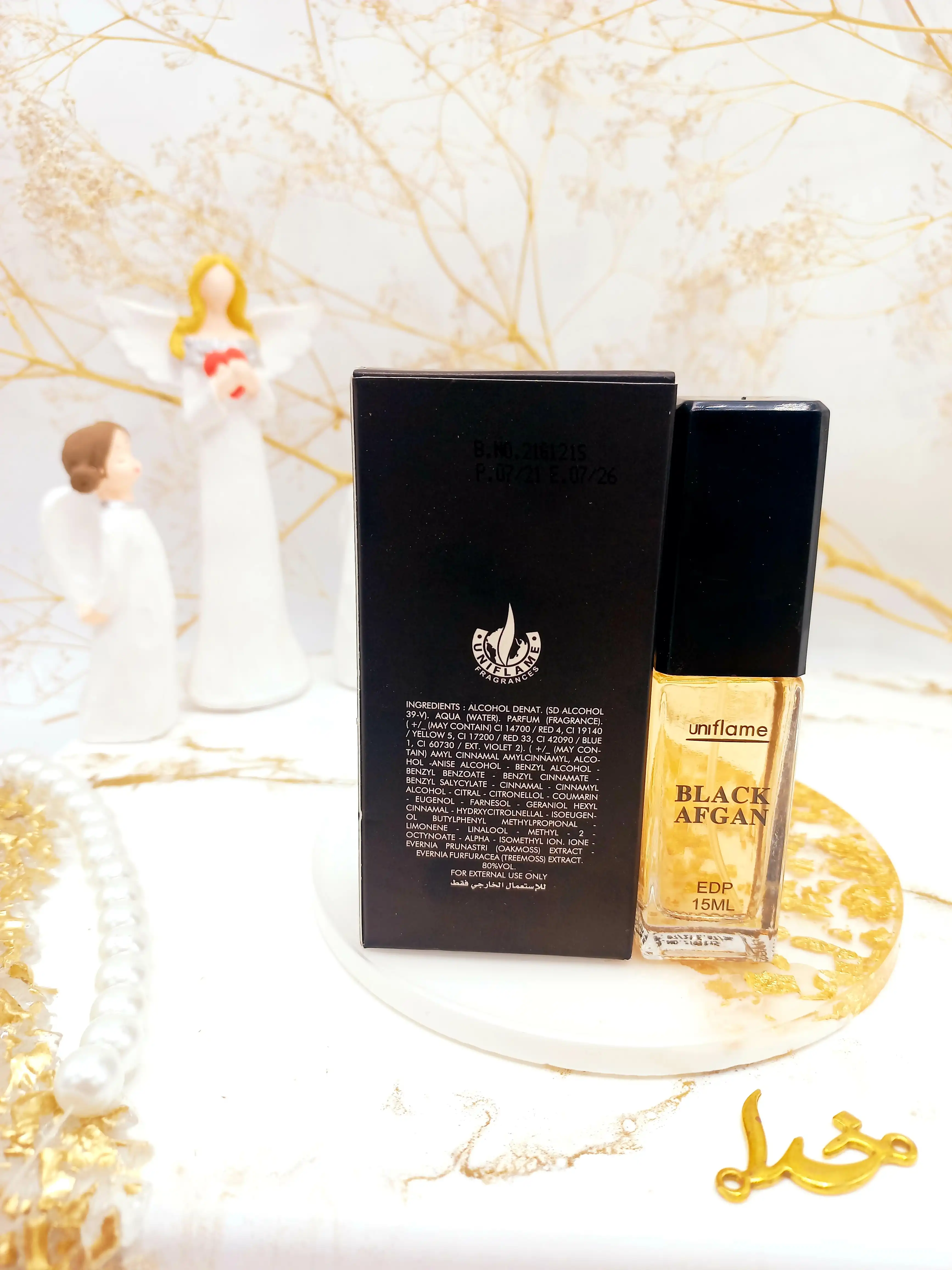 ادکلن بلک افغان BLACK AFGAN برند Uniflame حجم 15میل