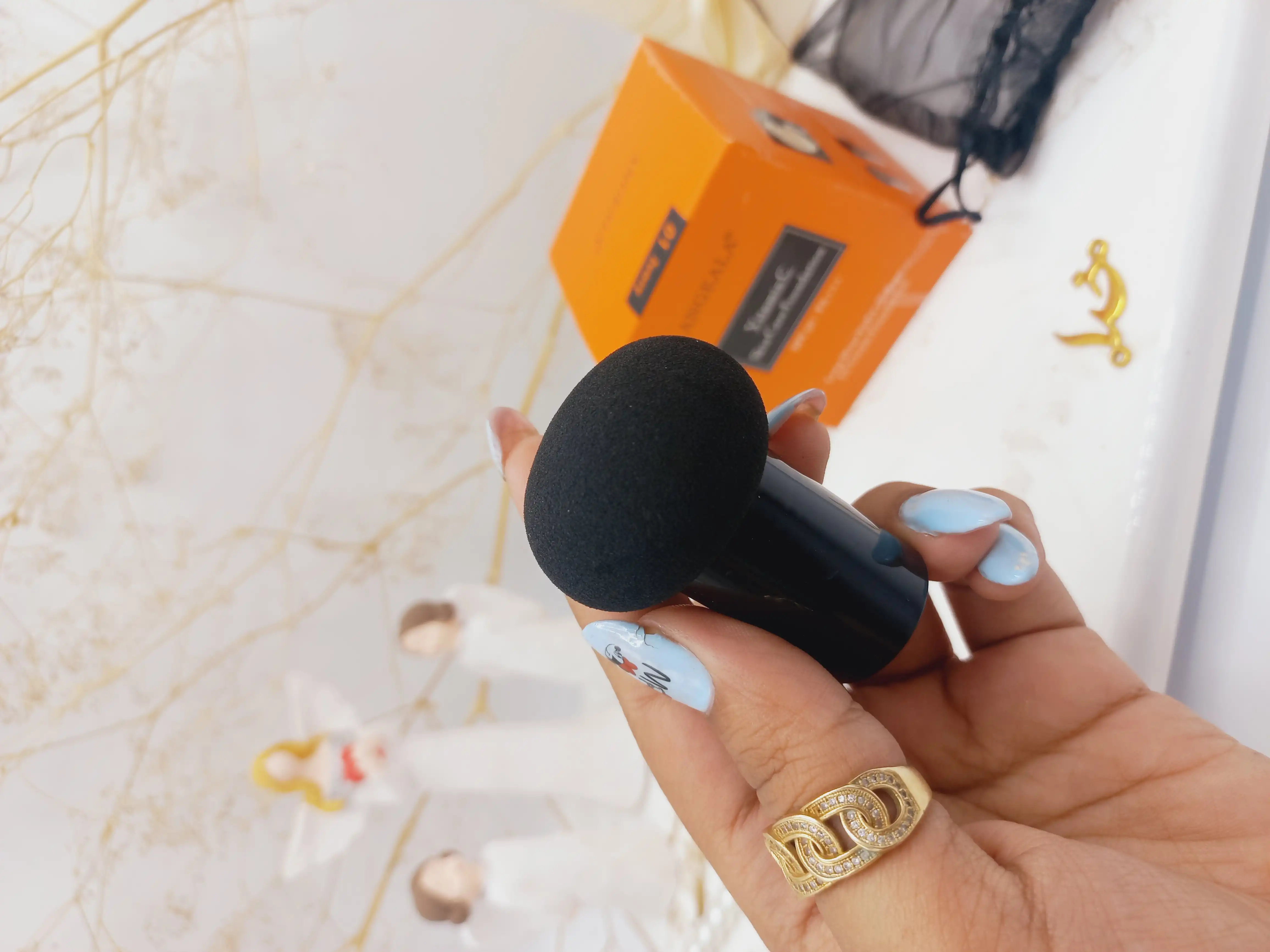 کوشن کرم پودری آنجلا ANGEALA حاوی ویتامین E و A کد 2127