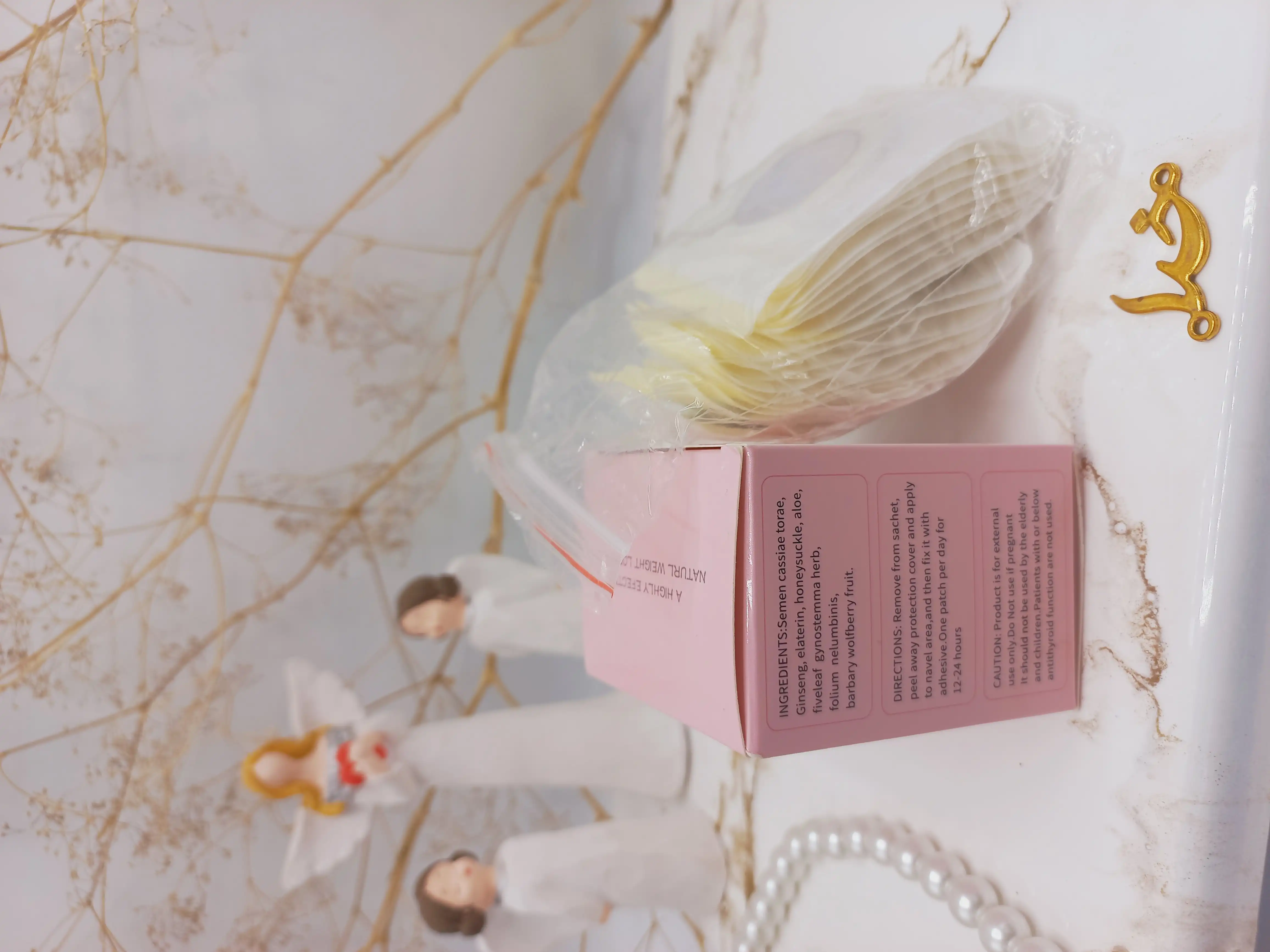 چسپ بسیار موثر کاهش وزن طبیعی (20عددی) برند XIN SON کد AM4531XS (کارتن صورتی)