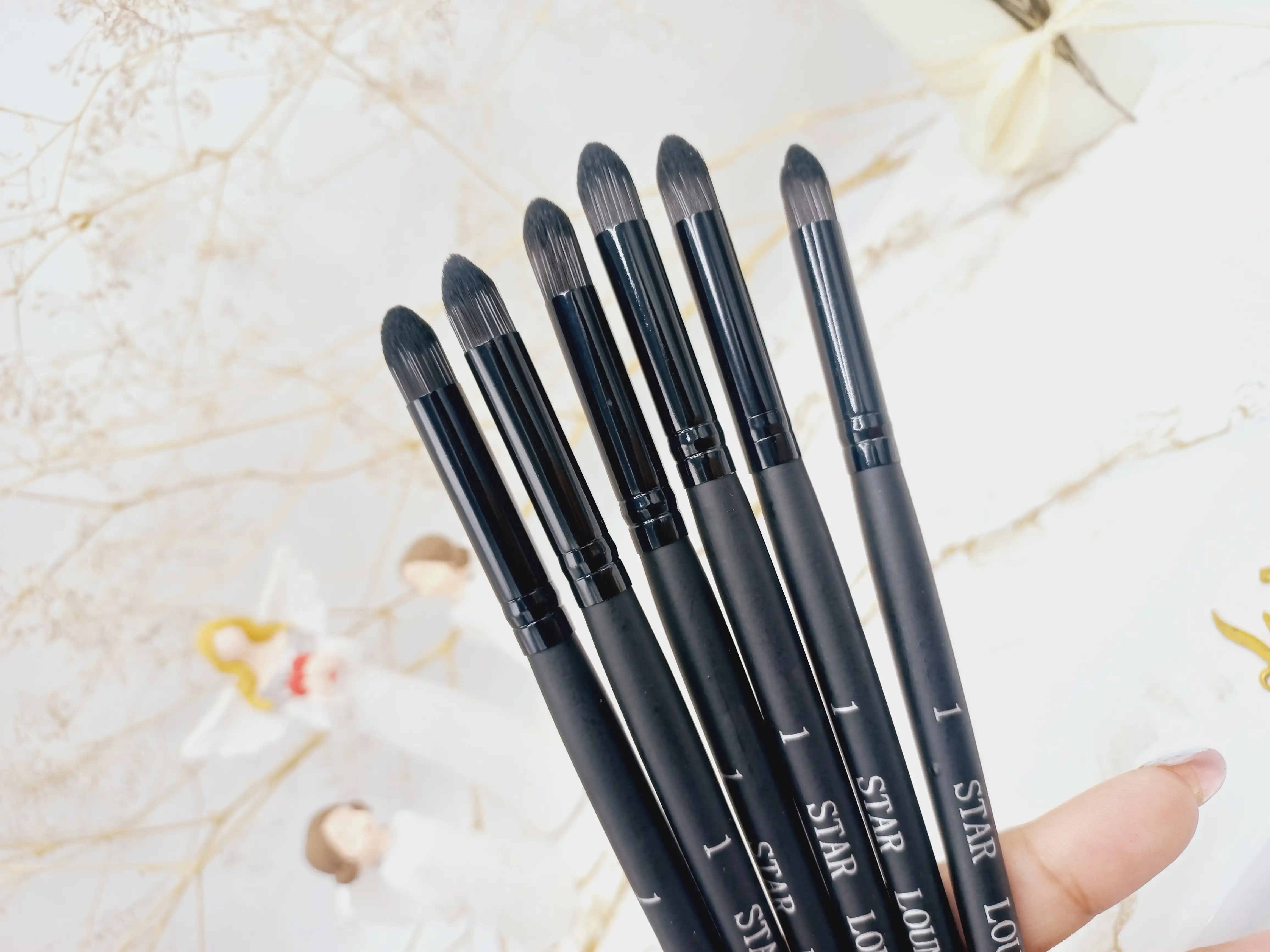 ست براش 6 تیکه میکاپ حرفه ای STAR LOUNER (کیفیت عالی)