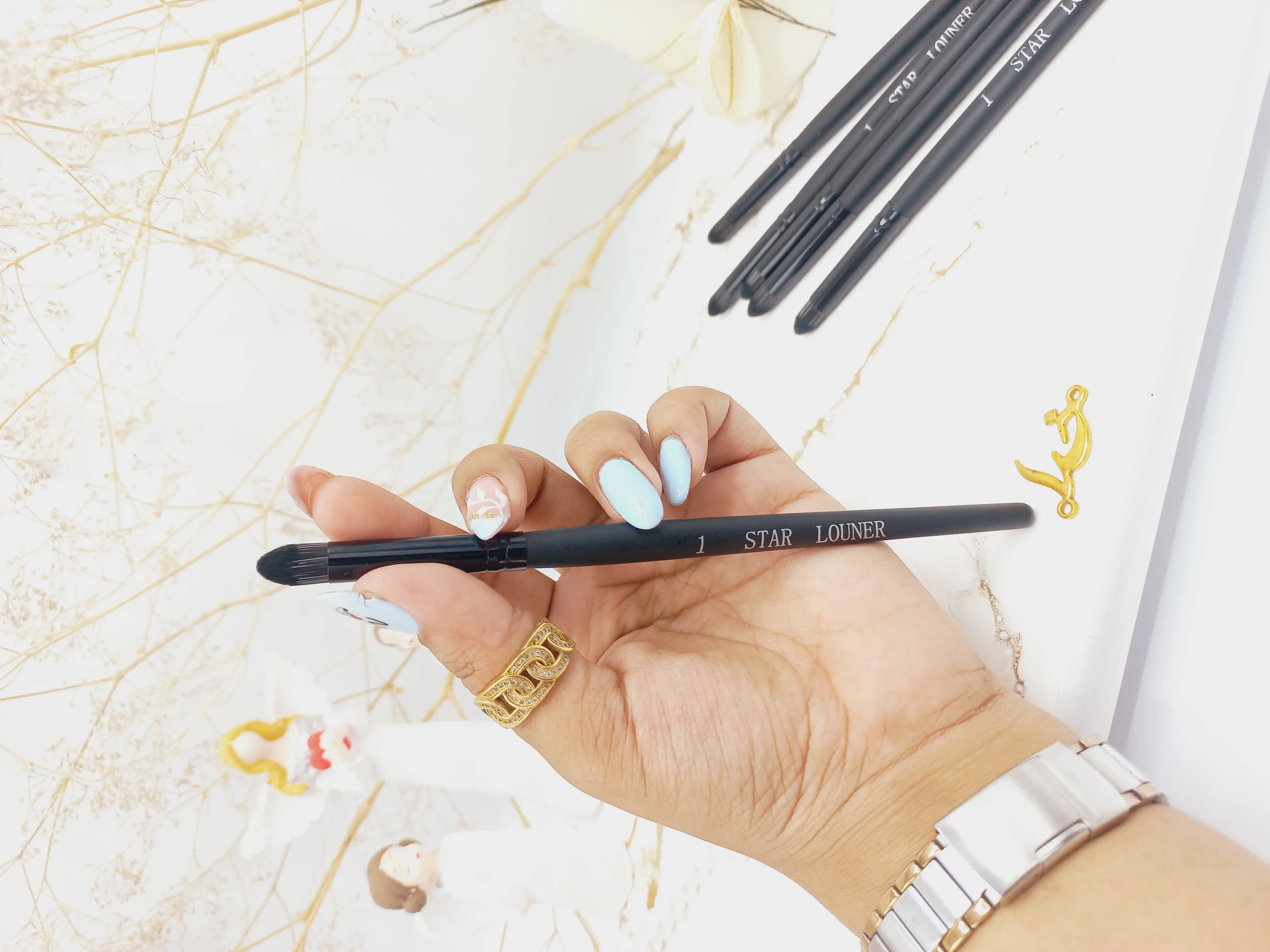 ست براش 6 تیکه میکاپ حرفه ای STAR LOUNER (کیفیت عالی)