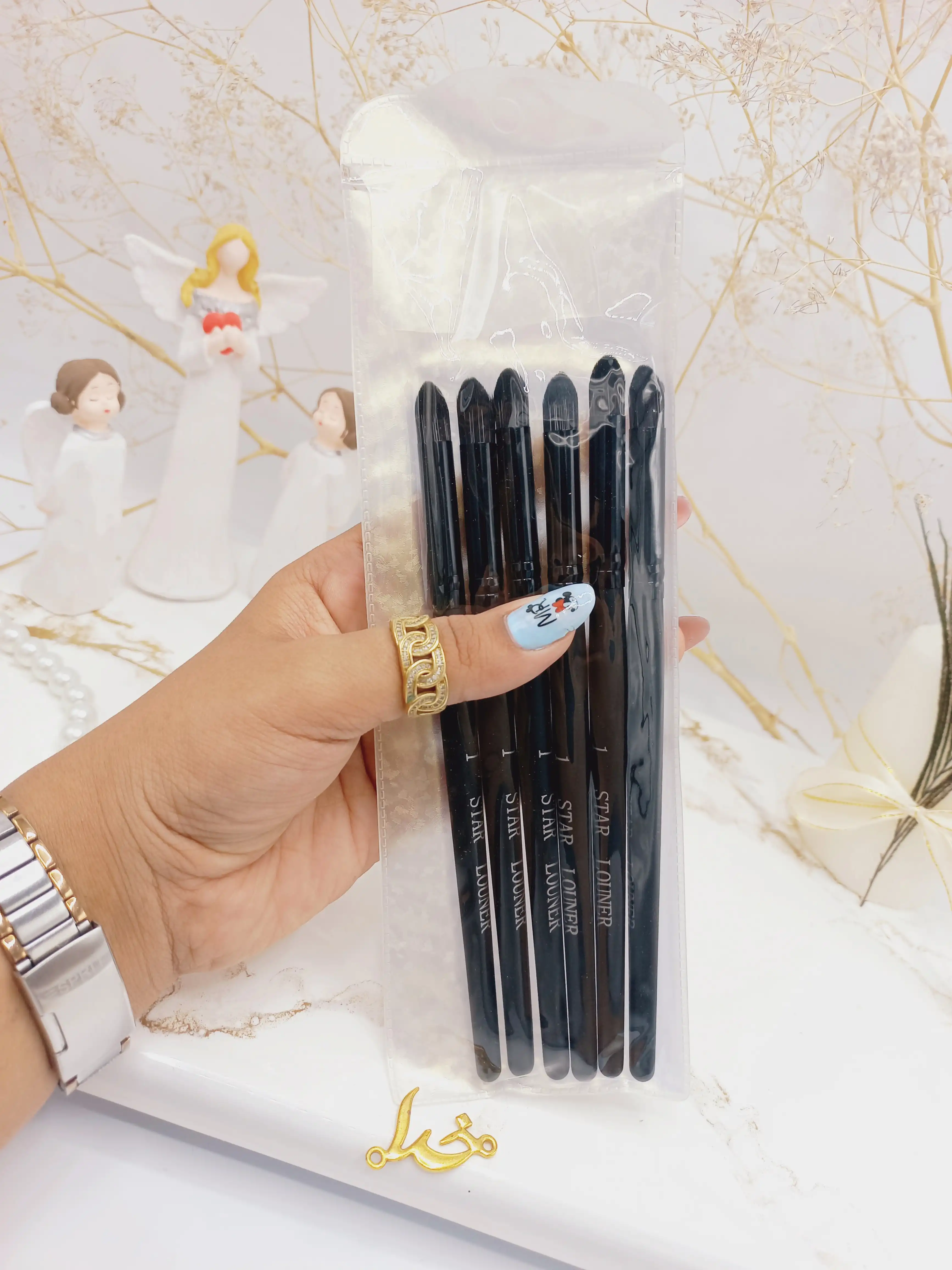 ست براش 6 تیکه میکاپ حرفه ای STAR LOUNER (کیفیت عالی)