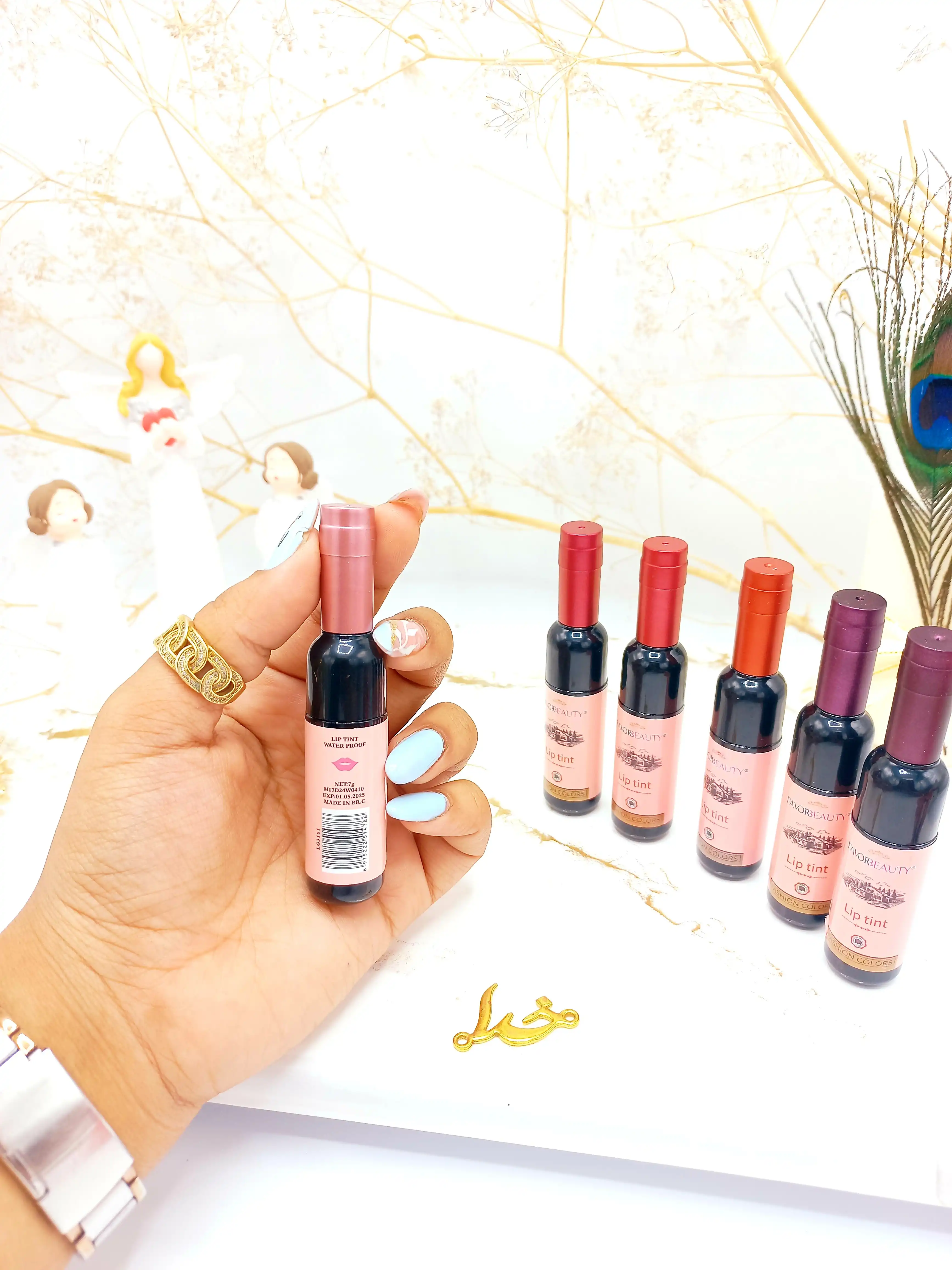 تینت لب شامپاینی فاور بیوتی FAVOR BEAUTY کد LG 3161