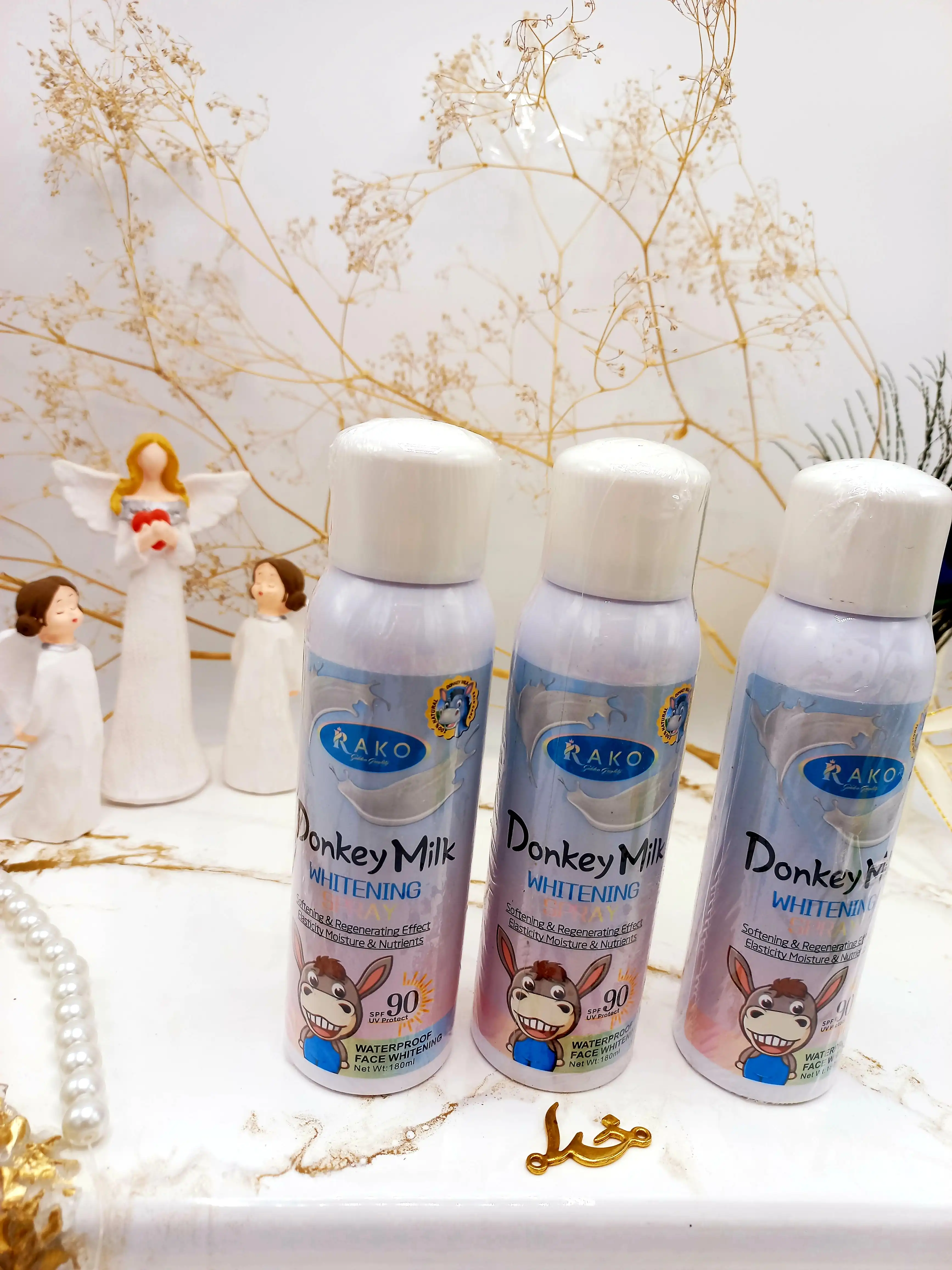 اسپری ضد آفتاب و سفید کننده 90 درصد شیر الاغ راکو RAKO کد RK985