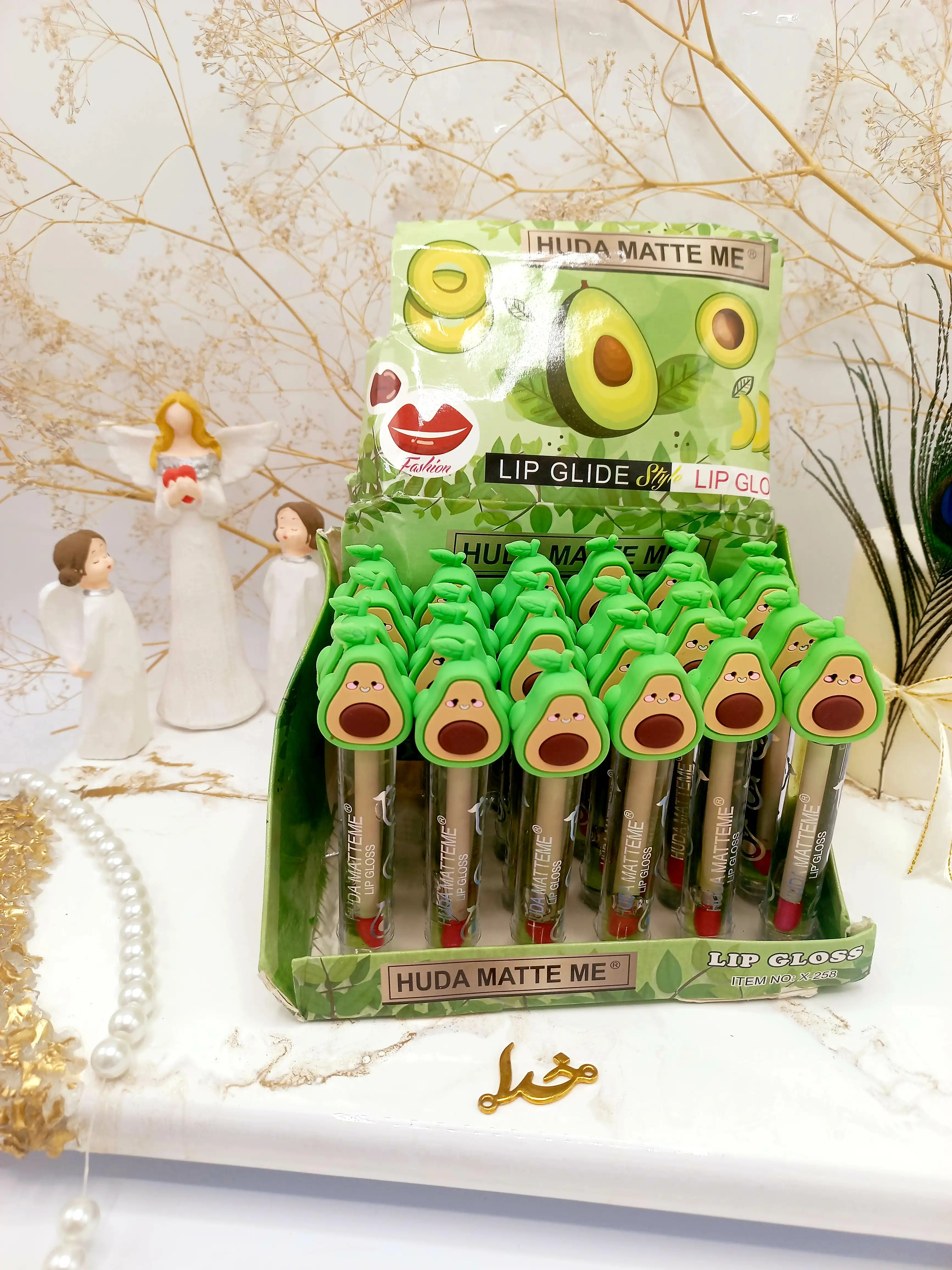 برق لب حرارتی درب آووکادو هدا مات می HUDA MATTE ME کد X258