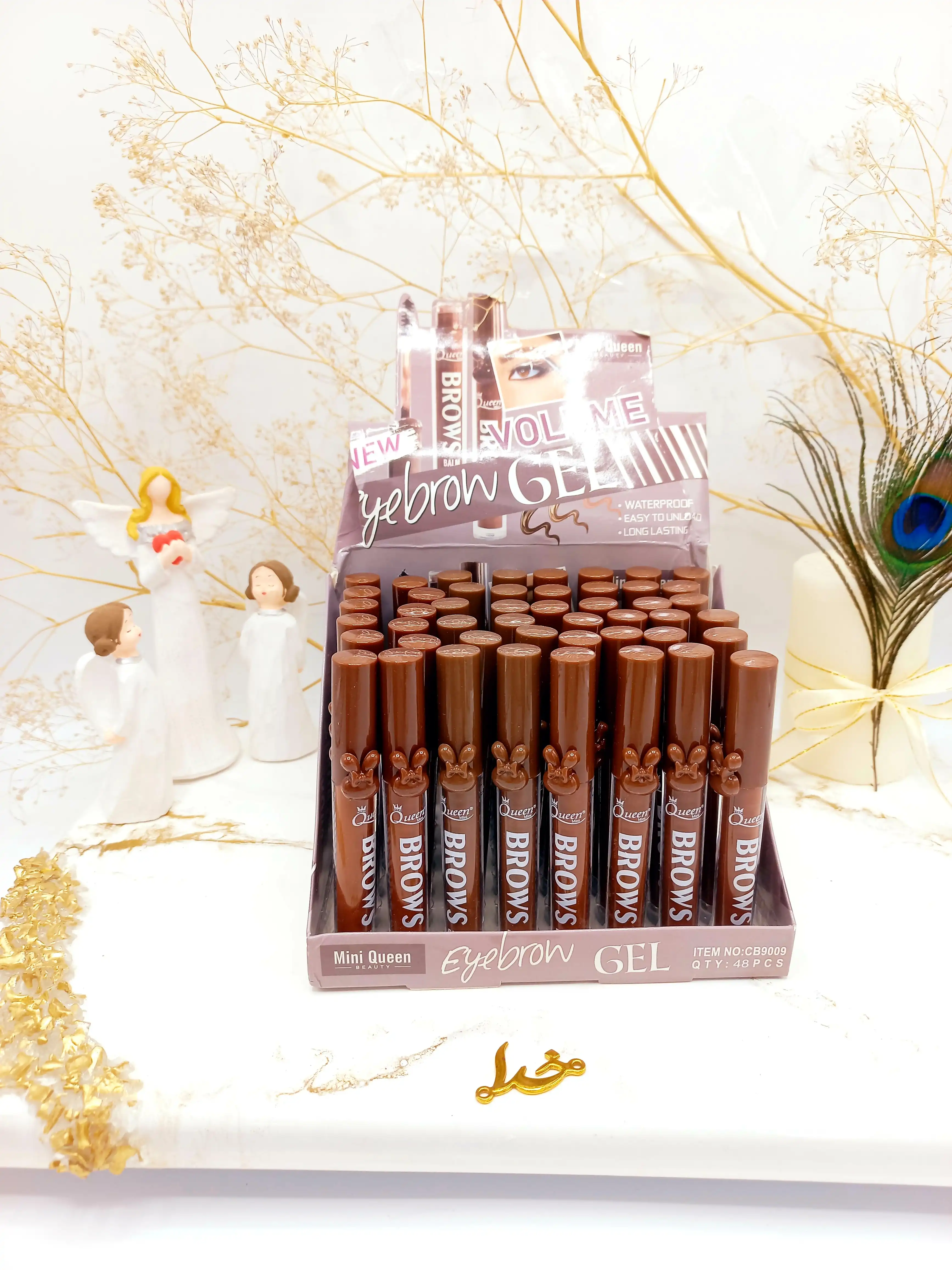 ریمل ابرو رنگی ضدآب مینی کویین Mini Queen کد CB9009