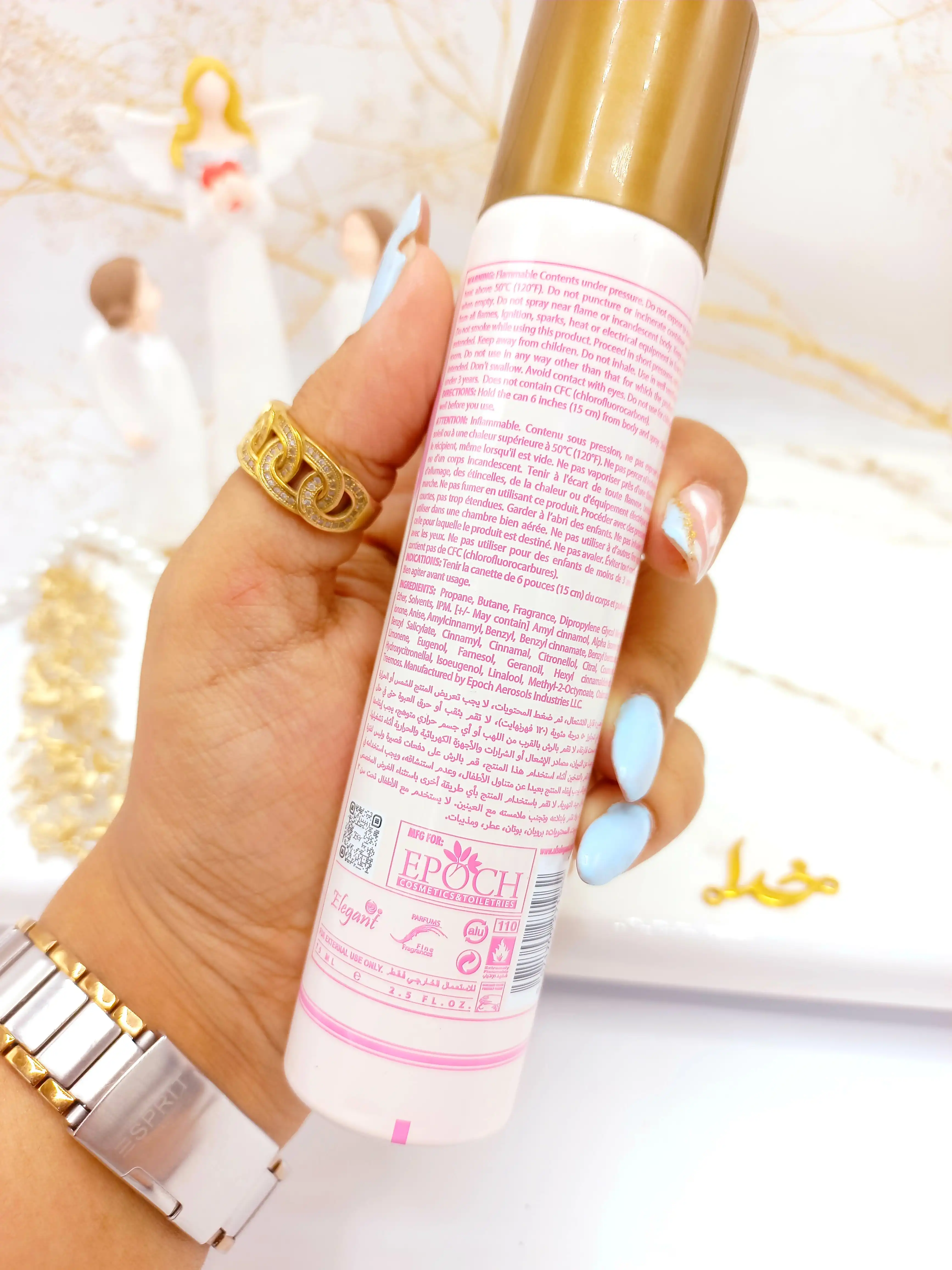 اسپری خوشبوکننده بدن 75ml مدلLOVE INTENTION  کد 1962