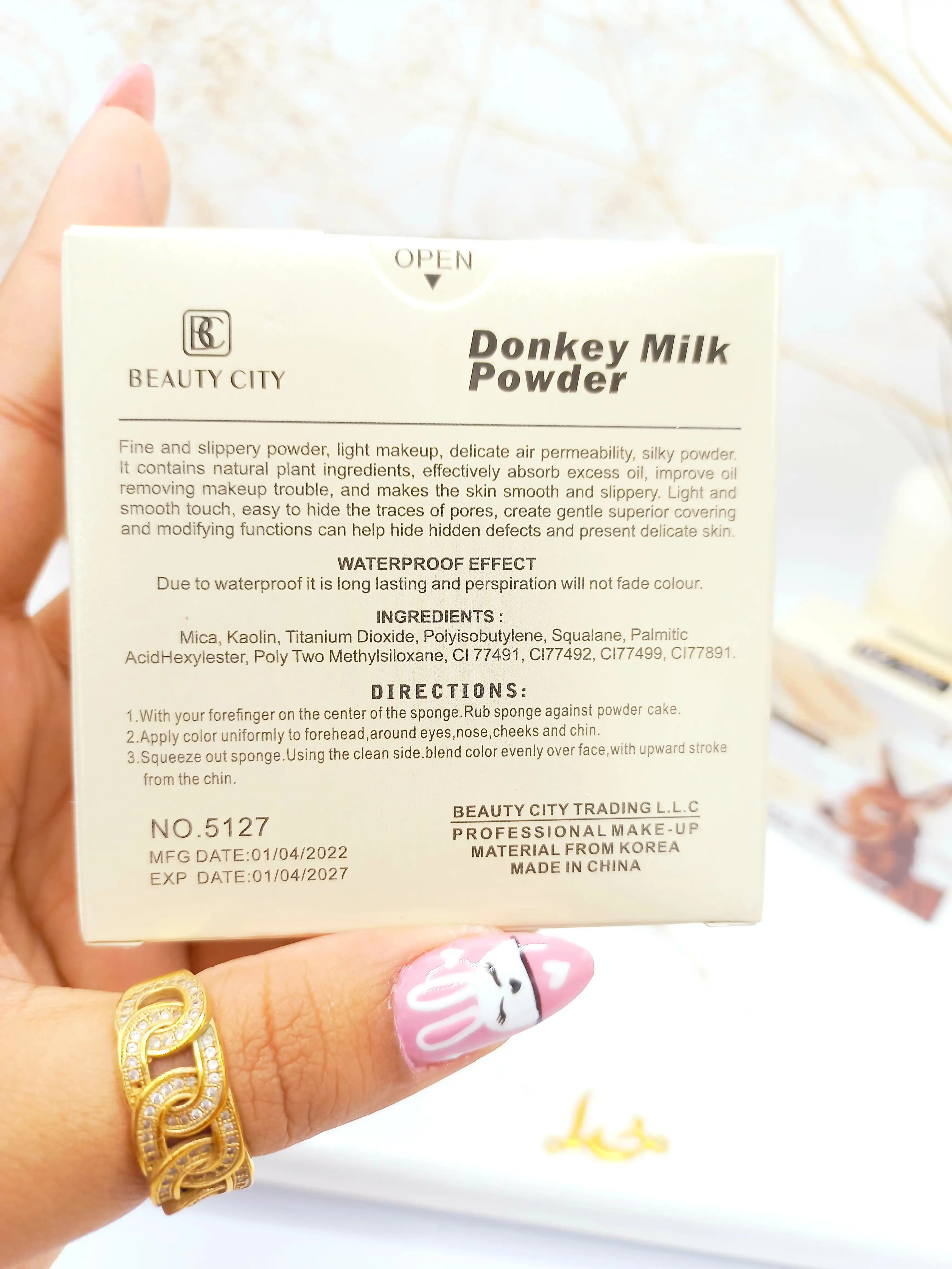 پنکک پرطرفدار 2 طبقه شیر الاغ Donkey Milk Powder برند بیوتی سیتی BEAUTY CITY کد 5127