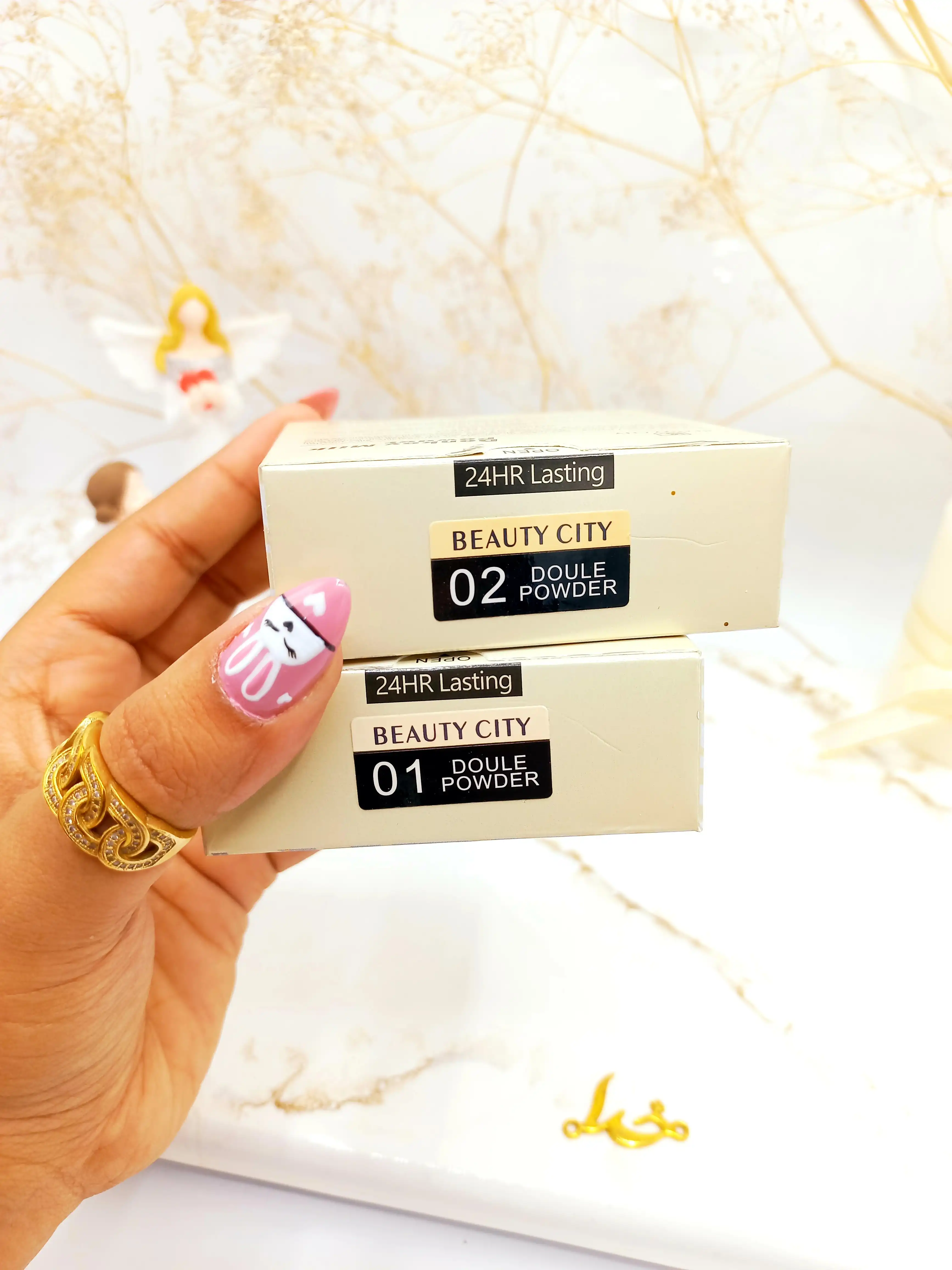 پنکک پرطرفدار 2 طبقه شیر الاغ Donkey Milk Powder برند بیوتی سیتی BEAUTY CITY کد 5127