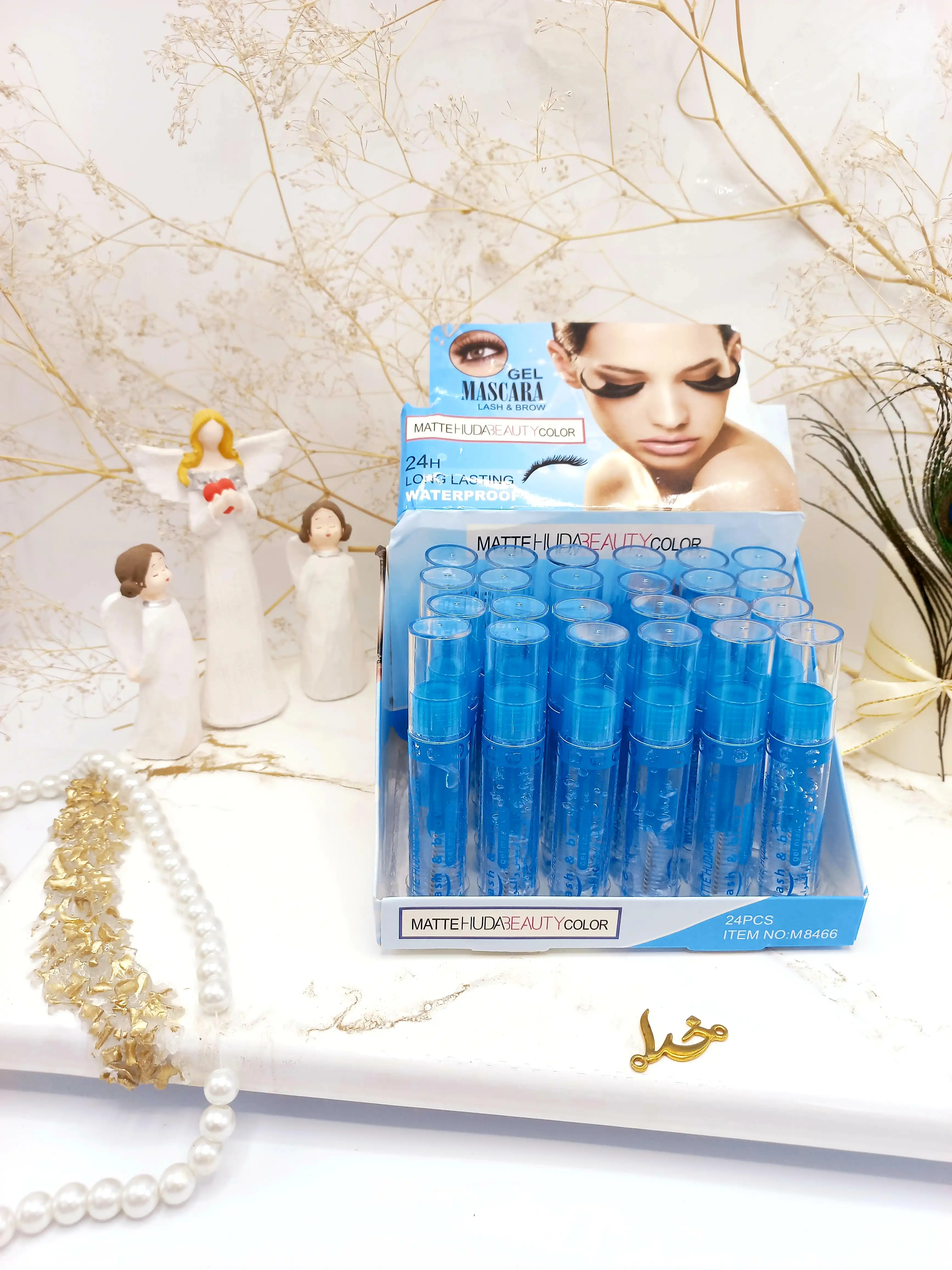 ژل حالت دهنده مژه و ابرو مات هدا بیوتی MATTE HUDA BEAUTY (آبی) کد M8466