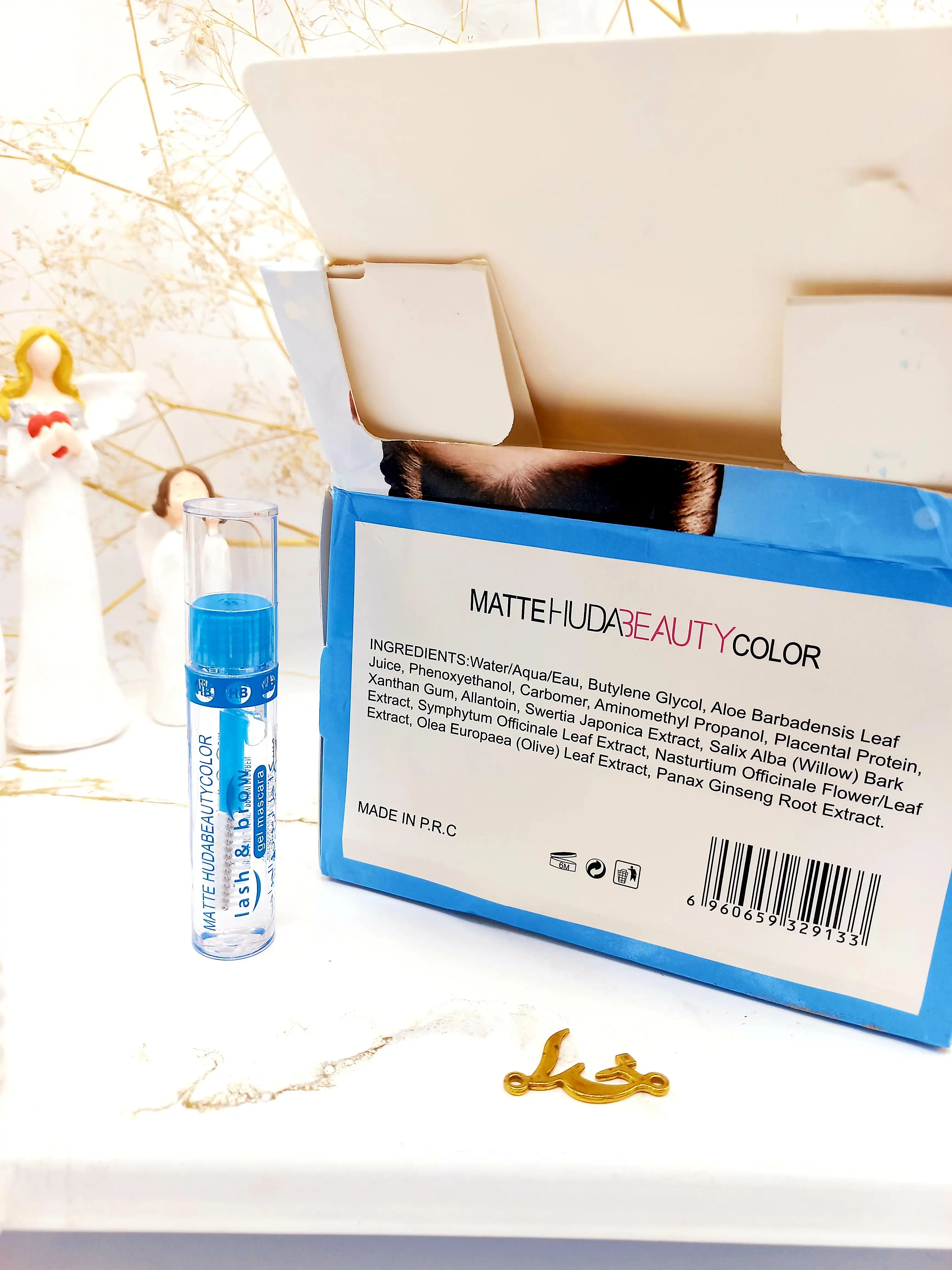 ژل حالت دهنده مژه و ابرو مات هدا بیوتی MATTE HUDA BEAUTY (آبی) کد M8466