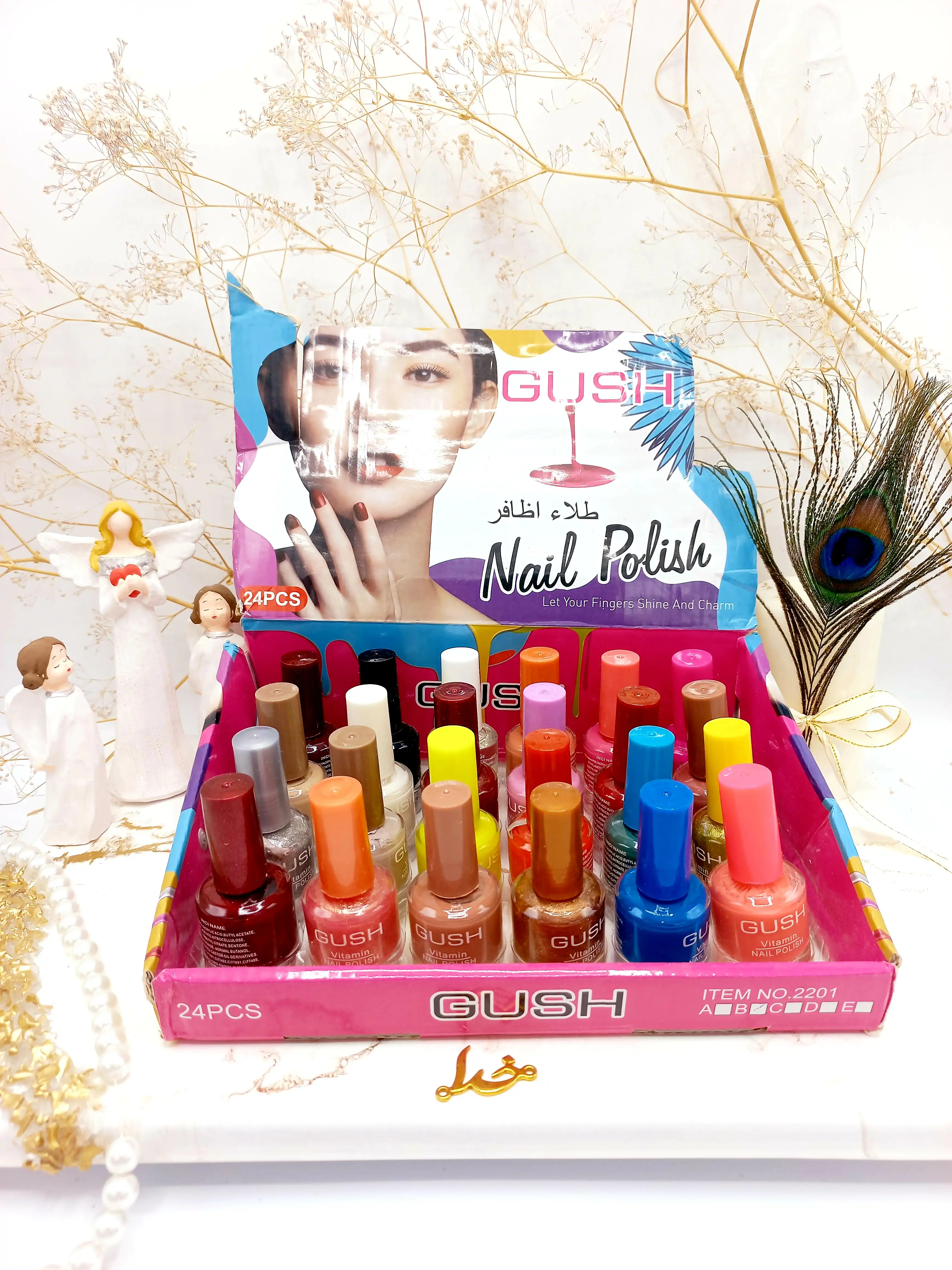 لاک ناخن پرطرفدار  رنگی گاش GOSH کد 2201