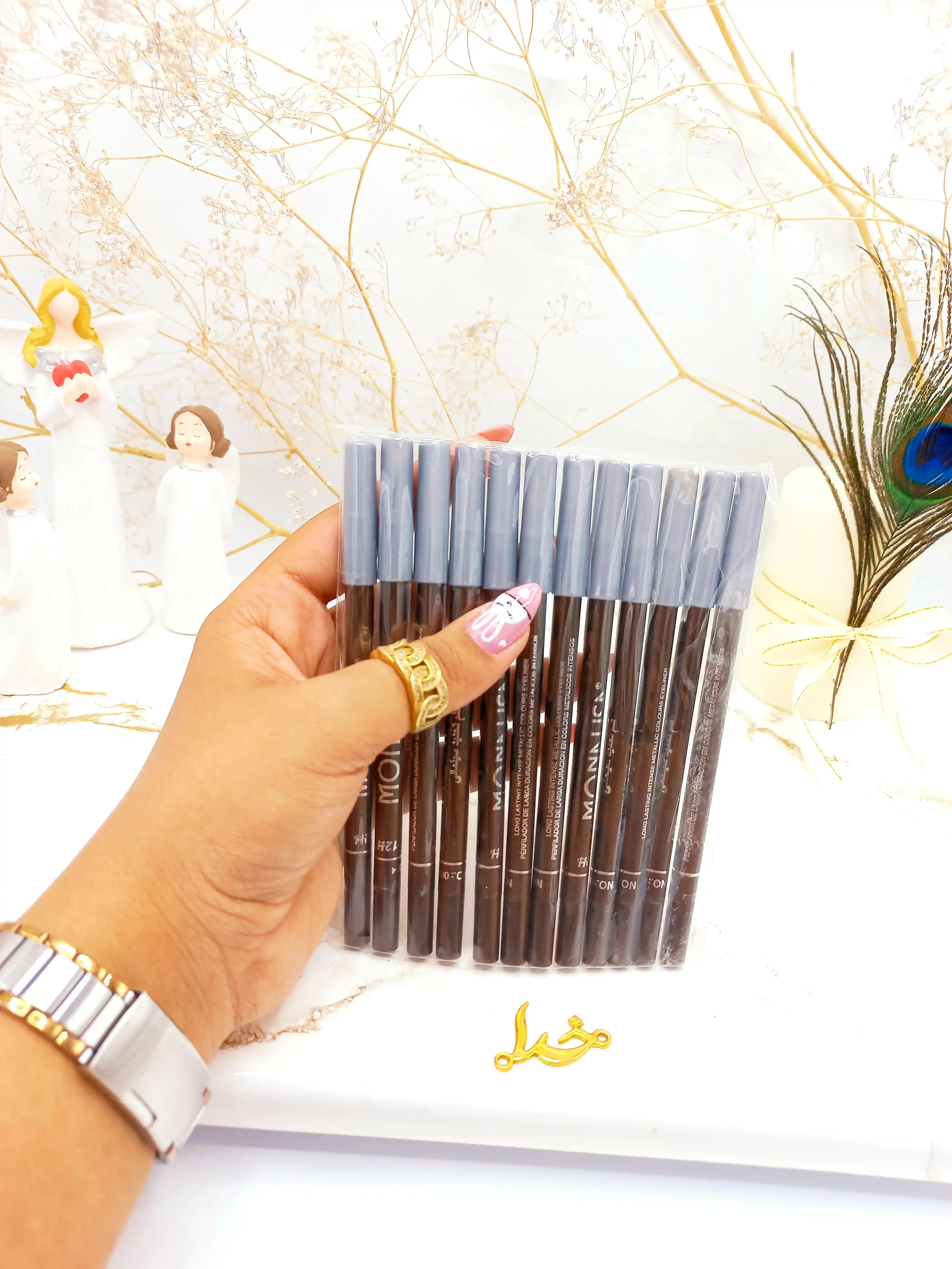 مداد چشم چرب مونالیزا رنگ قهوه ای سوخته Monalisa کد 004