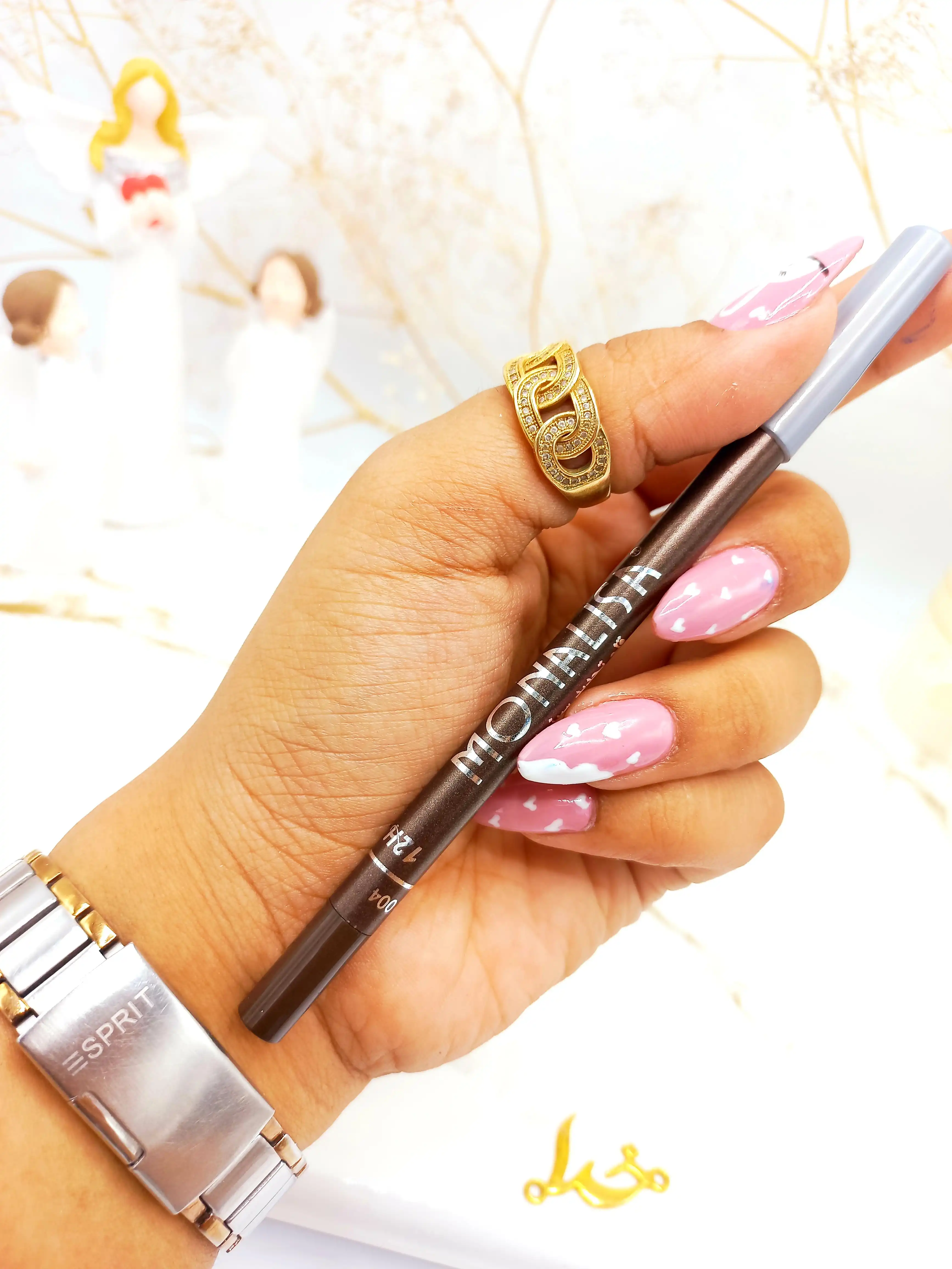 مداد چشم چرب مونالیزا رنگ قهوه ای سوخته Monalisa کد 004