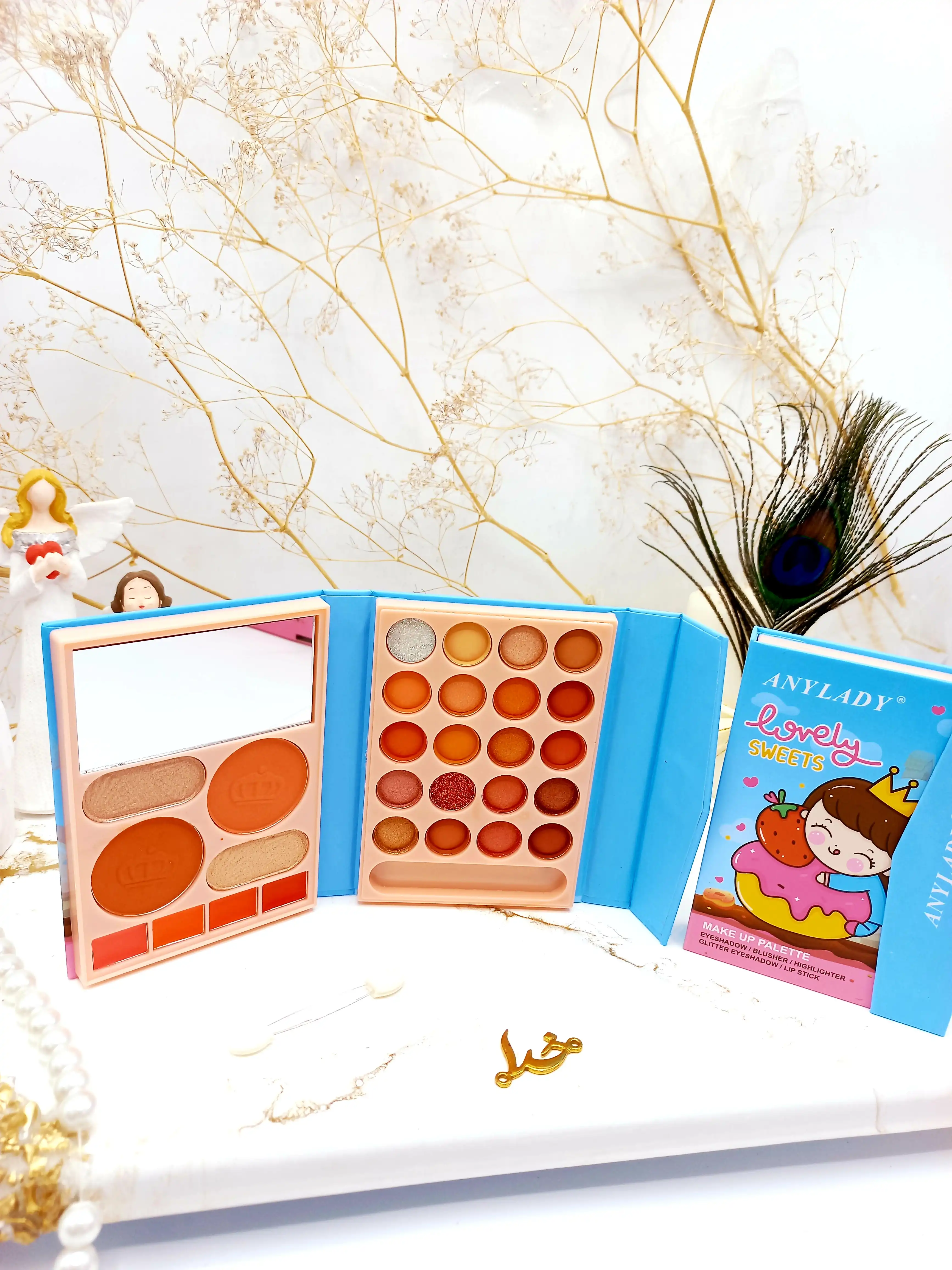 پالت سایه آنالیدی طرح دختر شکمو ANYLADY کد 8624DM