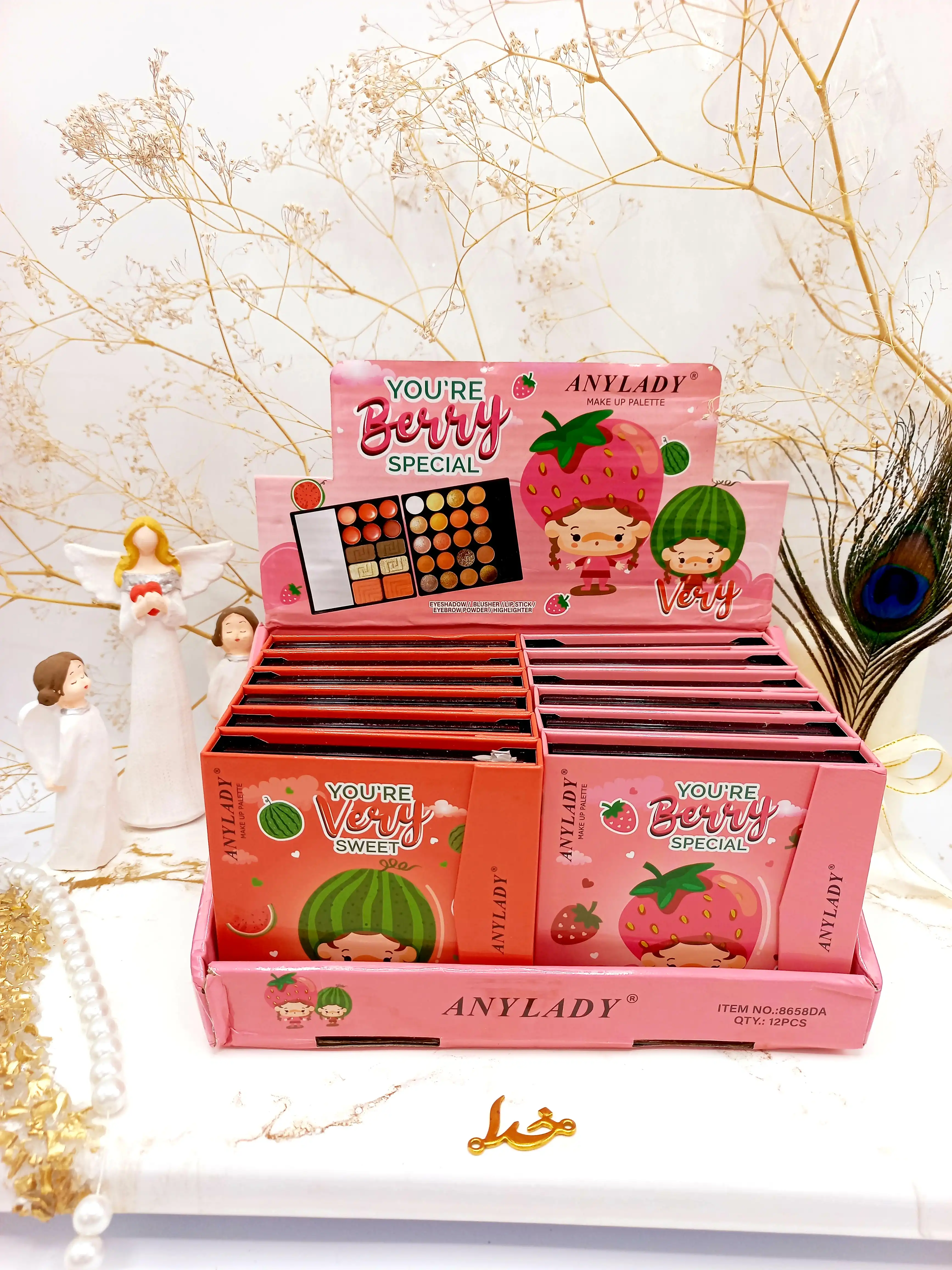 پالت سایه آنالیدی طرح میوه ای دخترونه ANYLADY کد 8658DA