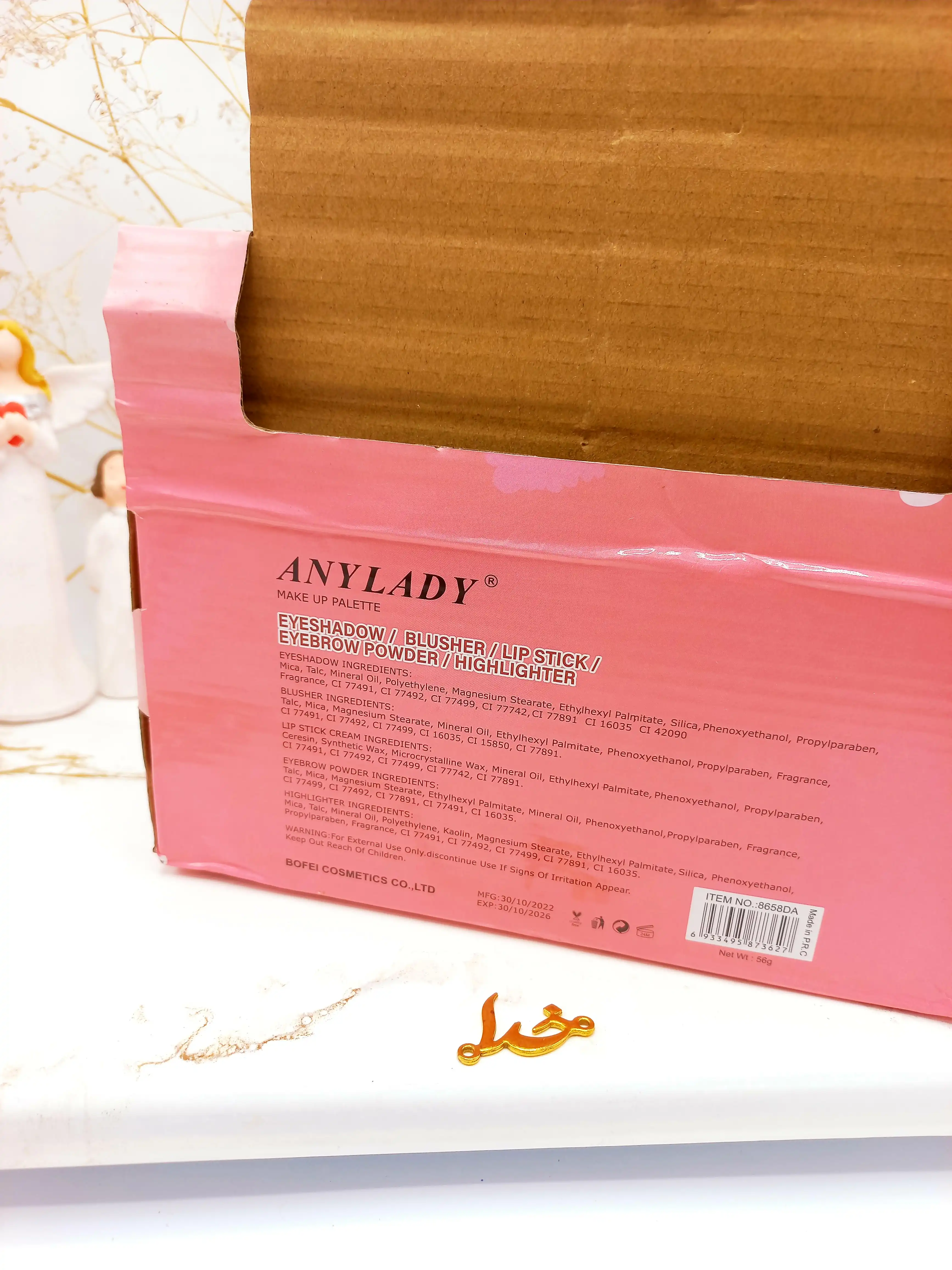 پالت سایه آنالیدی طرح میوه ای دخترونه ANYLADY کد 8658DA