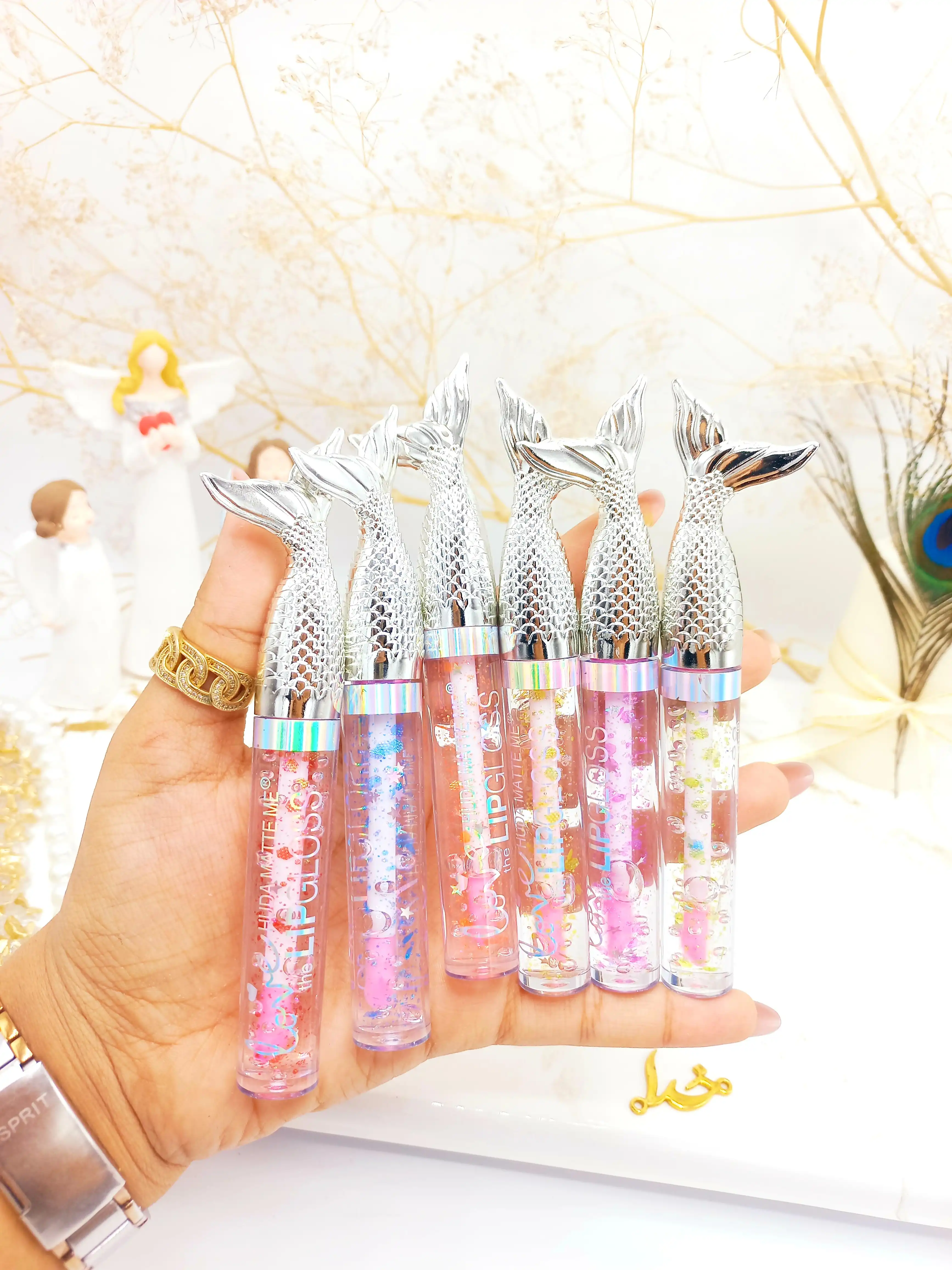 لیپ گلاس درب پری دریایی هدا مات می HUDA MATTE ME کد X224