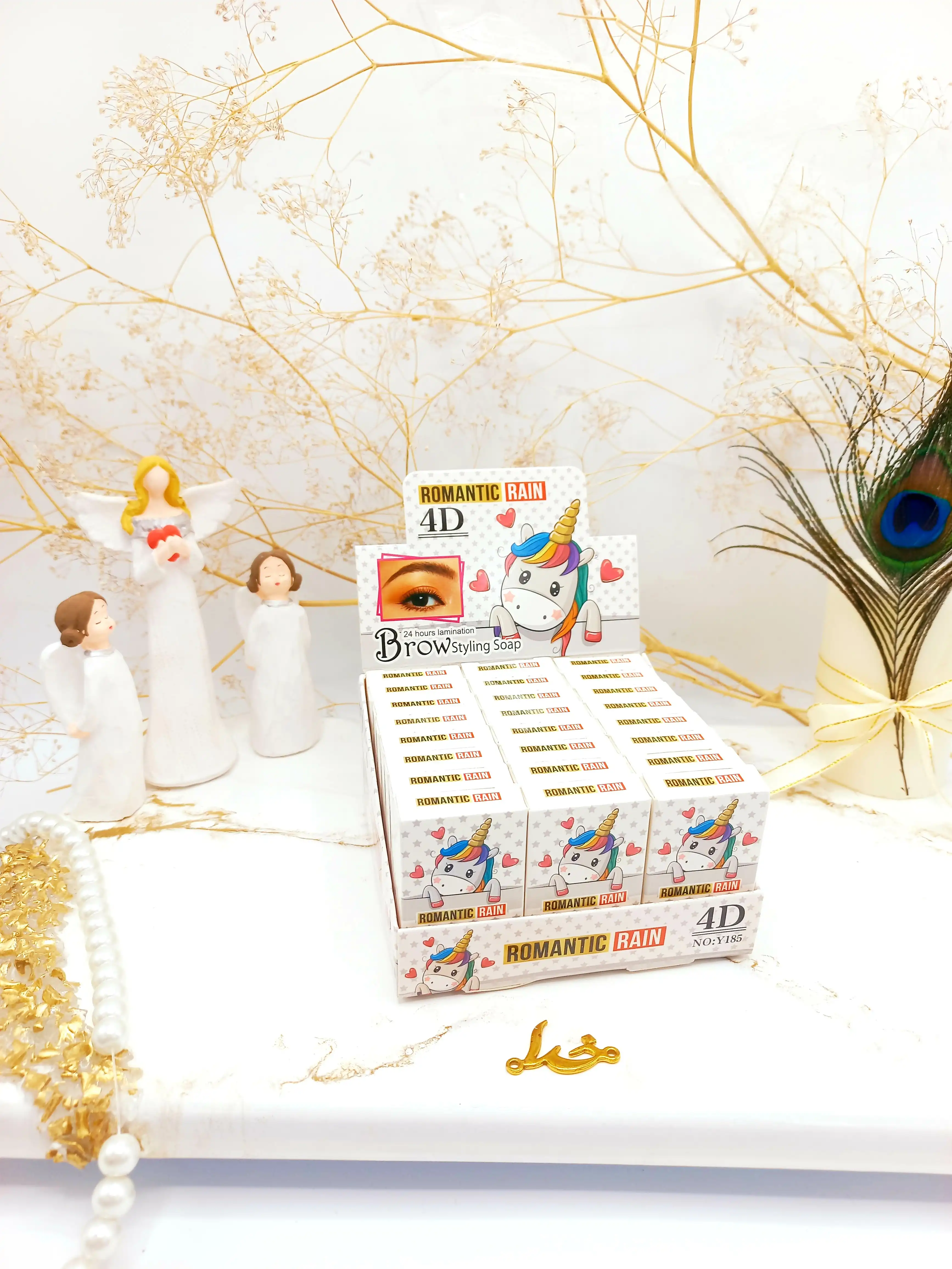 صابون لیفت ابرو 4 بعدی حرفه ای رومانتیک رین ROMANTIC RAIN کد Y185