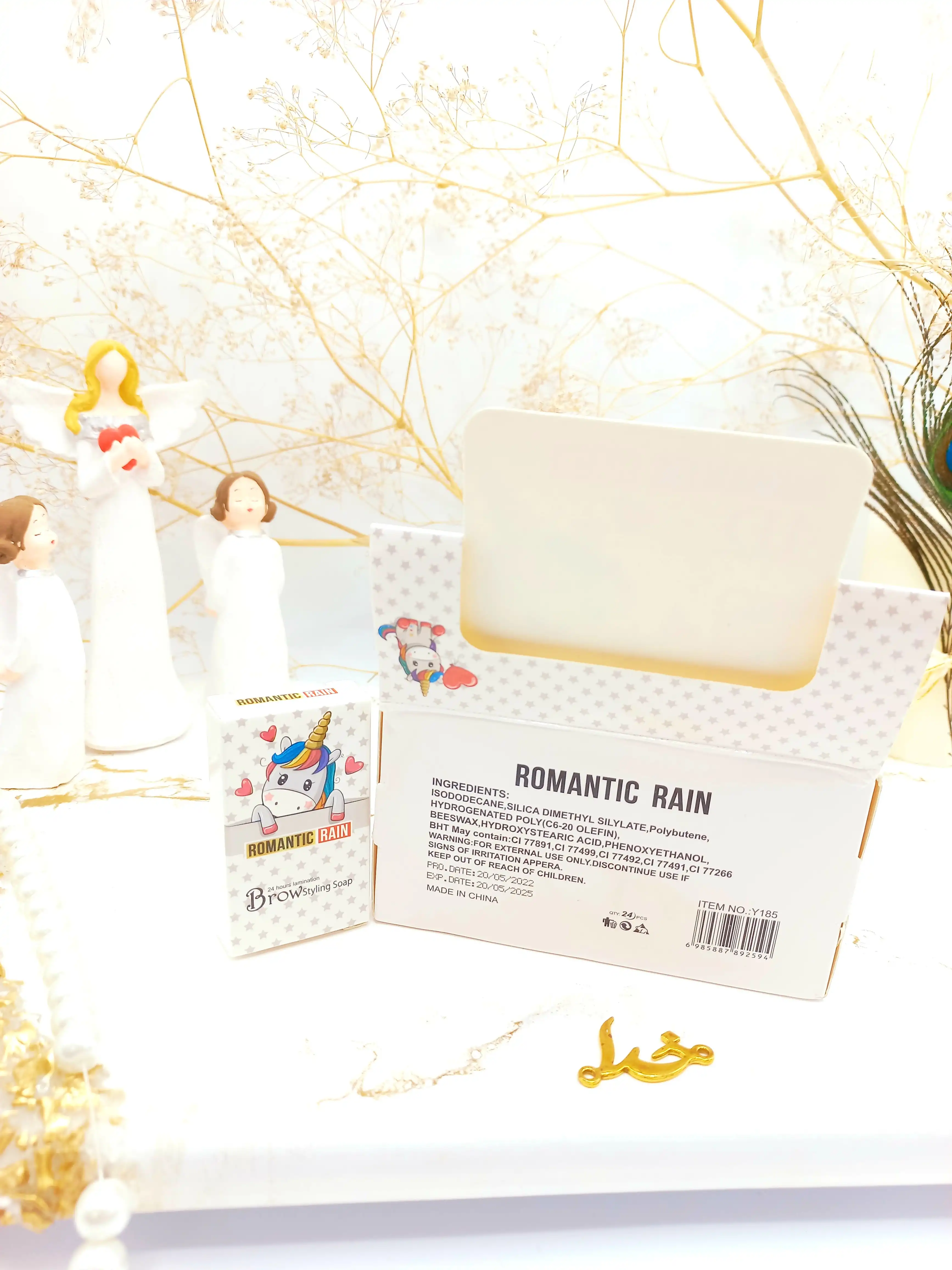 صابون لیفت ابرو 4 بعدی حرفه ای رومانتیک رین ROMANTIC RAIN کد Y185