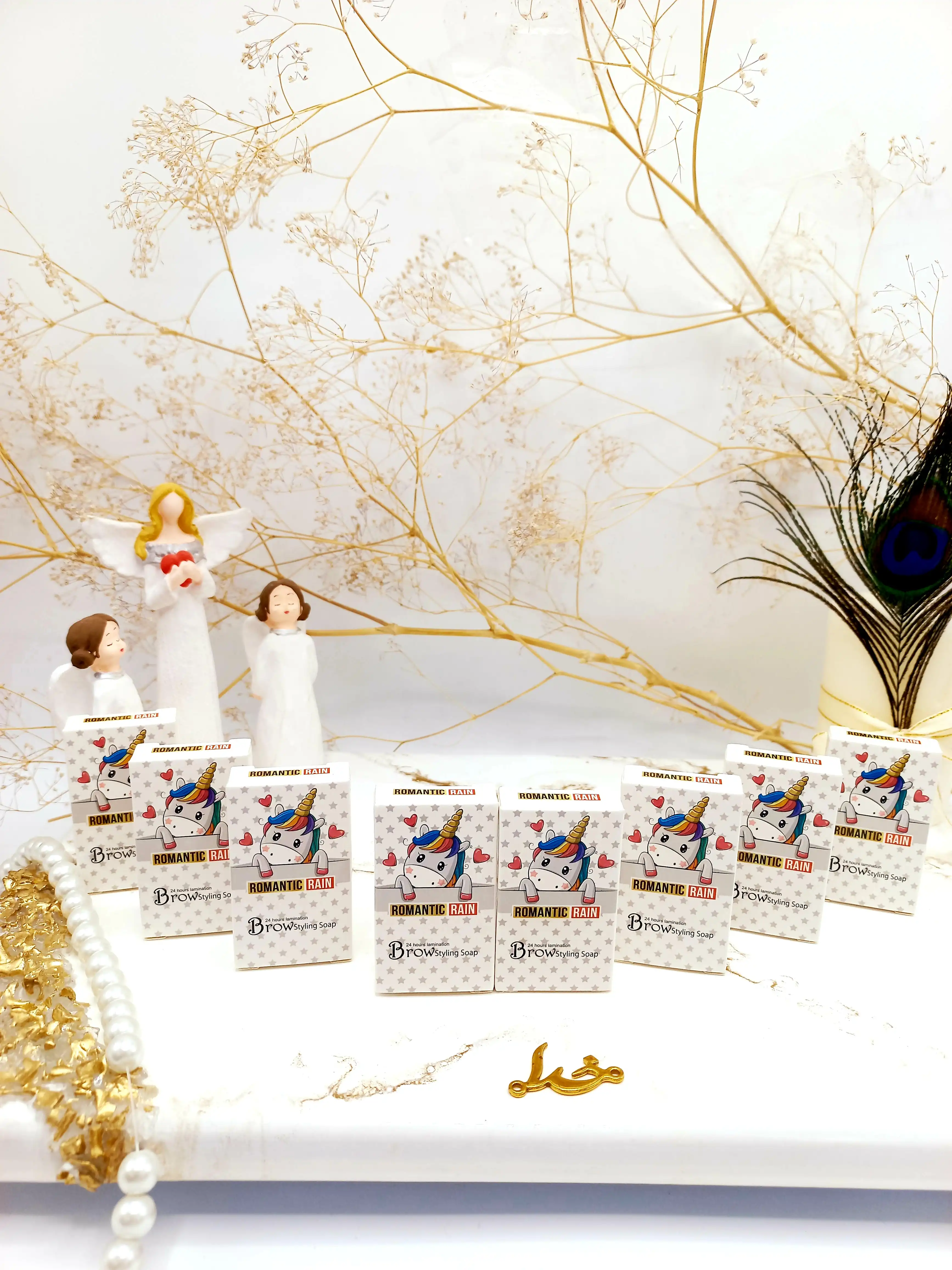 صابون لیفت ابرو 4 بعدی حرفه ای رومانتیک رین ROMANTIC RAIN کد Y185